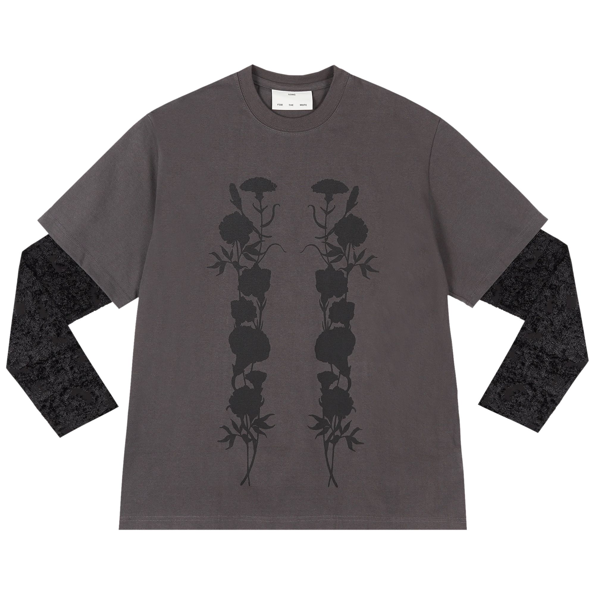 Pre-owned Song For The Mute Double Layered Tee 'black' | Men's Size 40