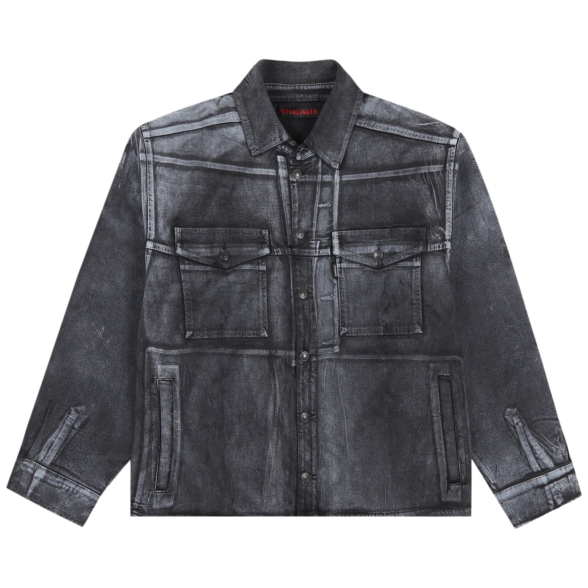 Ottolinger Oversized Denim Shirt 'Black' | Men's Size S