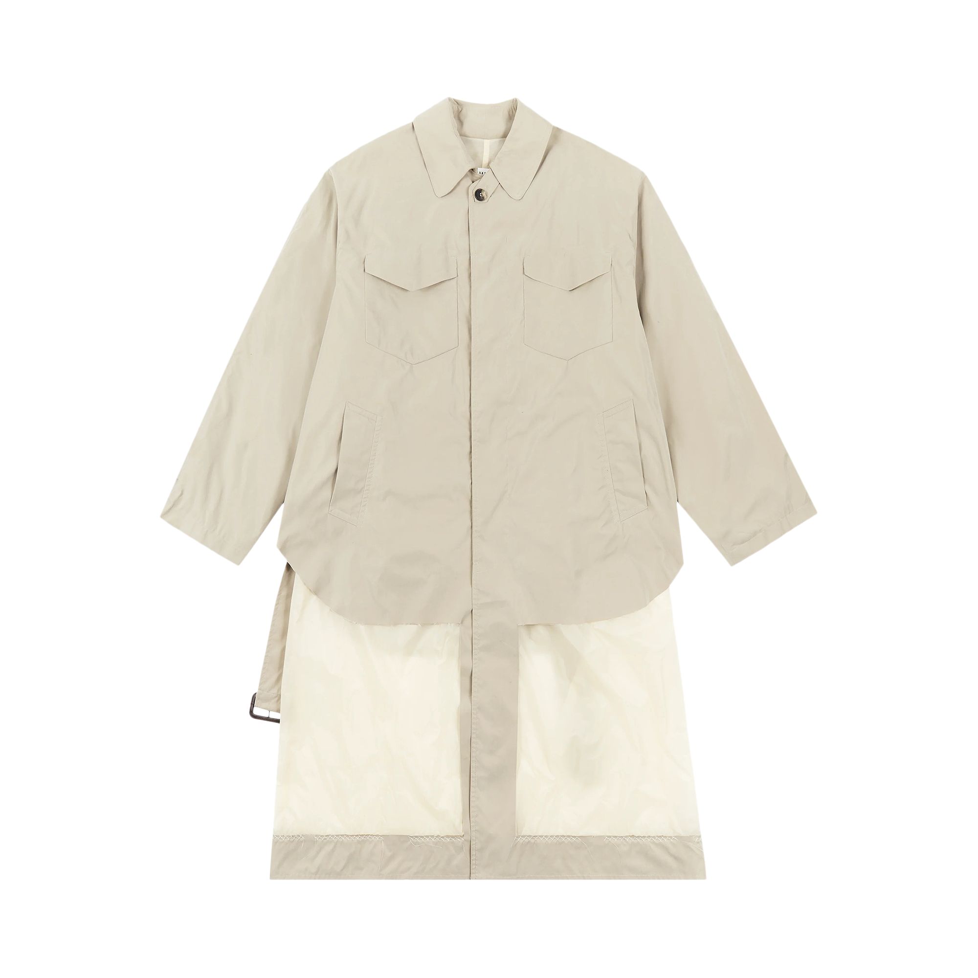 Pre-owned Maison Margiela Trench Coat 'sand' | Tan | Women's Size 38 In Brown