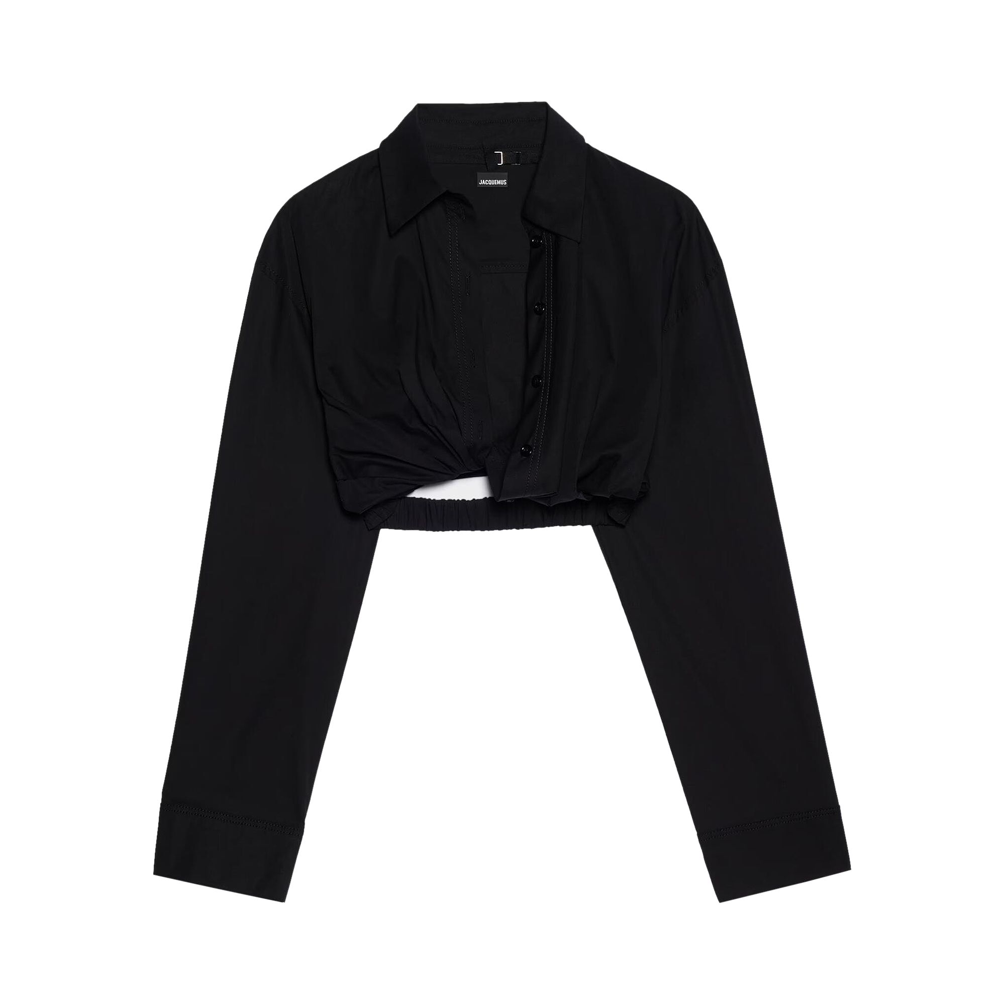 Jacquemus La Chemise Bahia Courte 'Black' | Women's Size 38