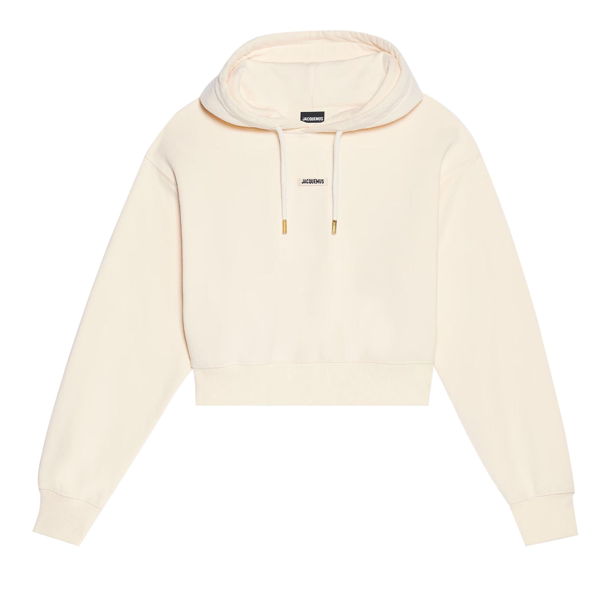 Pre-owned Jacquemus Le Hoodie Gros Grain 'light Beige' In Cream