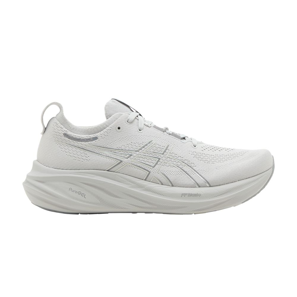 Pre-owned Asics Gel Nimbus 26 'concrete Pure Silver' In Grey