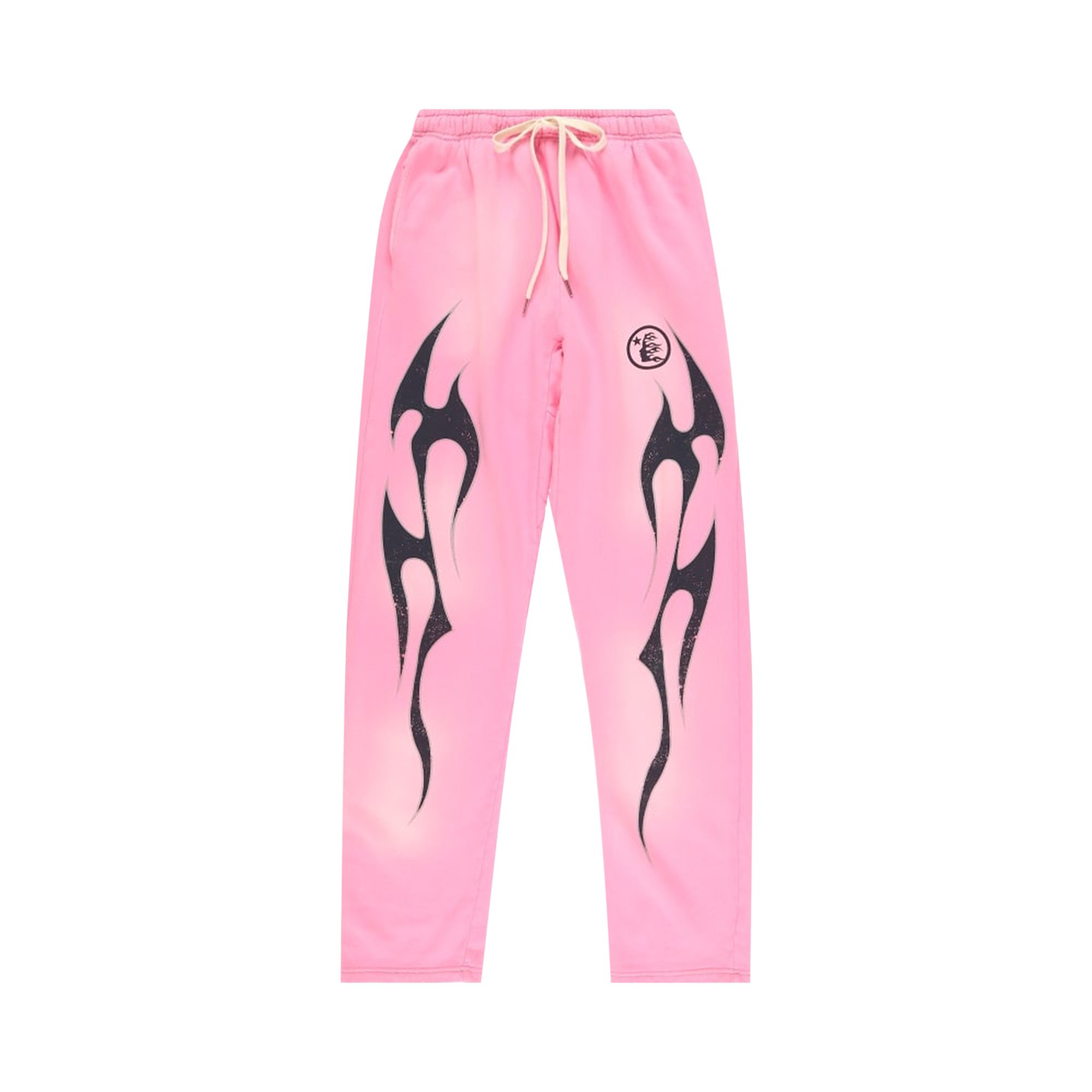 Hellstar Flame Sweatpants 'Pink/Black' | Men's Size XL