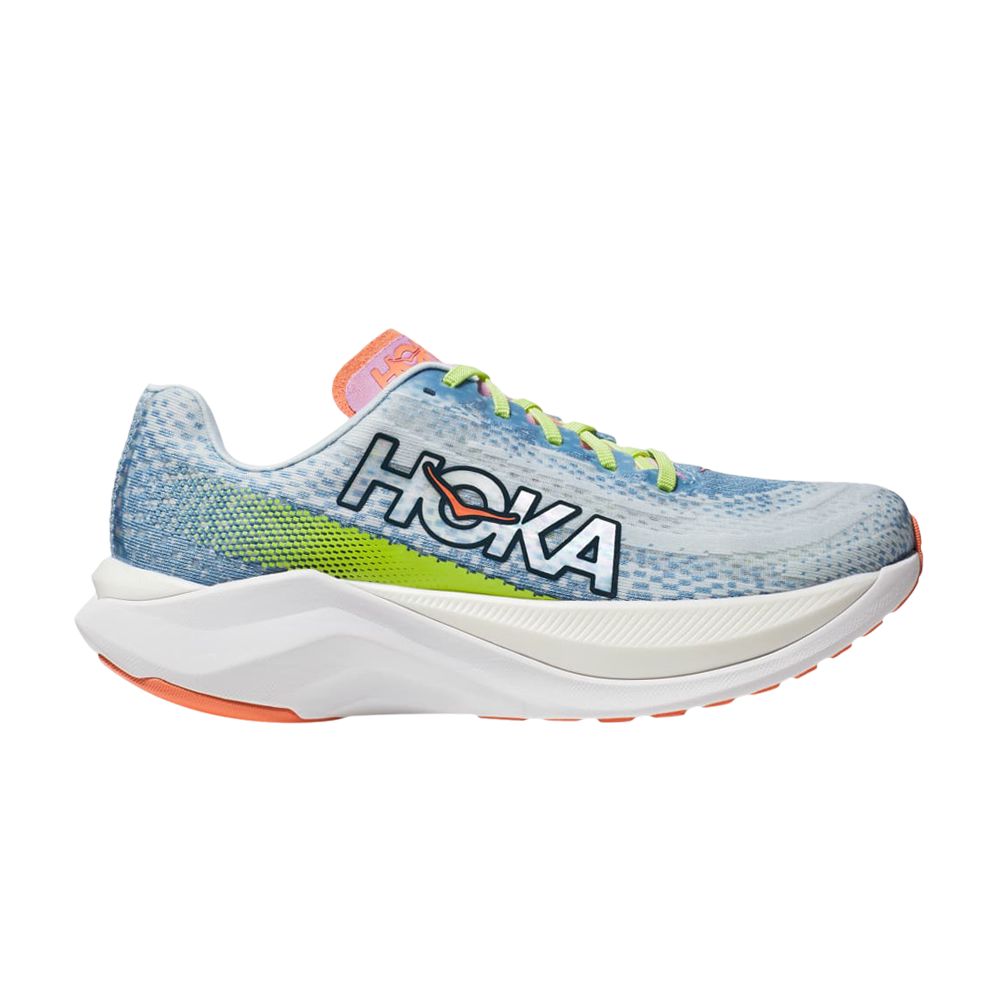 Pre-owned Hoka Wmns Mach X 'dusk Illusion' In Green