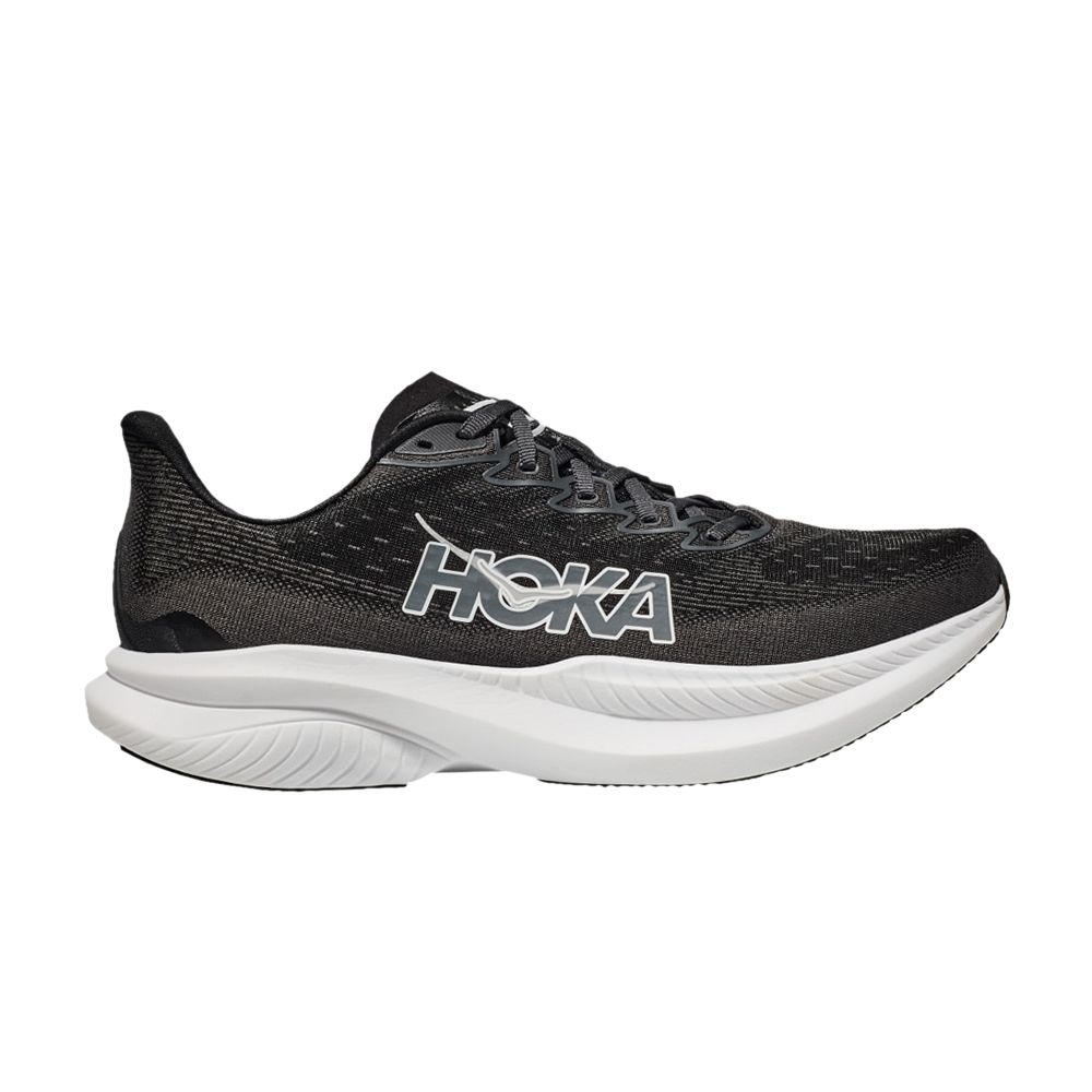 Pre-owned Hoka Wmns Mach 6 'black White'
