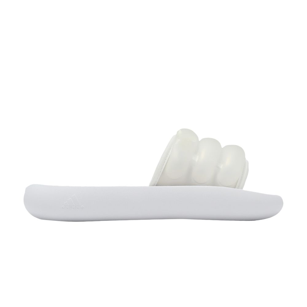 Pre-owned Adidas Originals Adilette Zplaash Slide 'triple White'