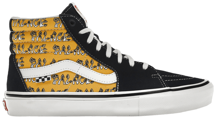Palace x Vans Skate Sk8 Hi Shroom Pack   Yellow