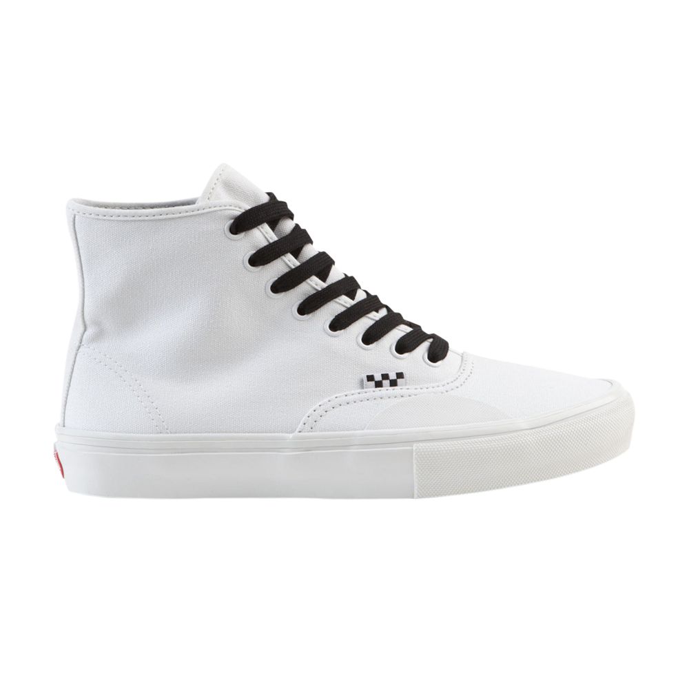 Pre-owned Vans Andrew Allen X Skate Authentic High 'white Hockey' | Men's Size 10