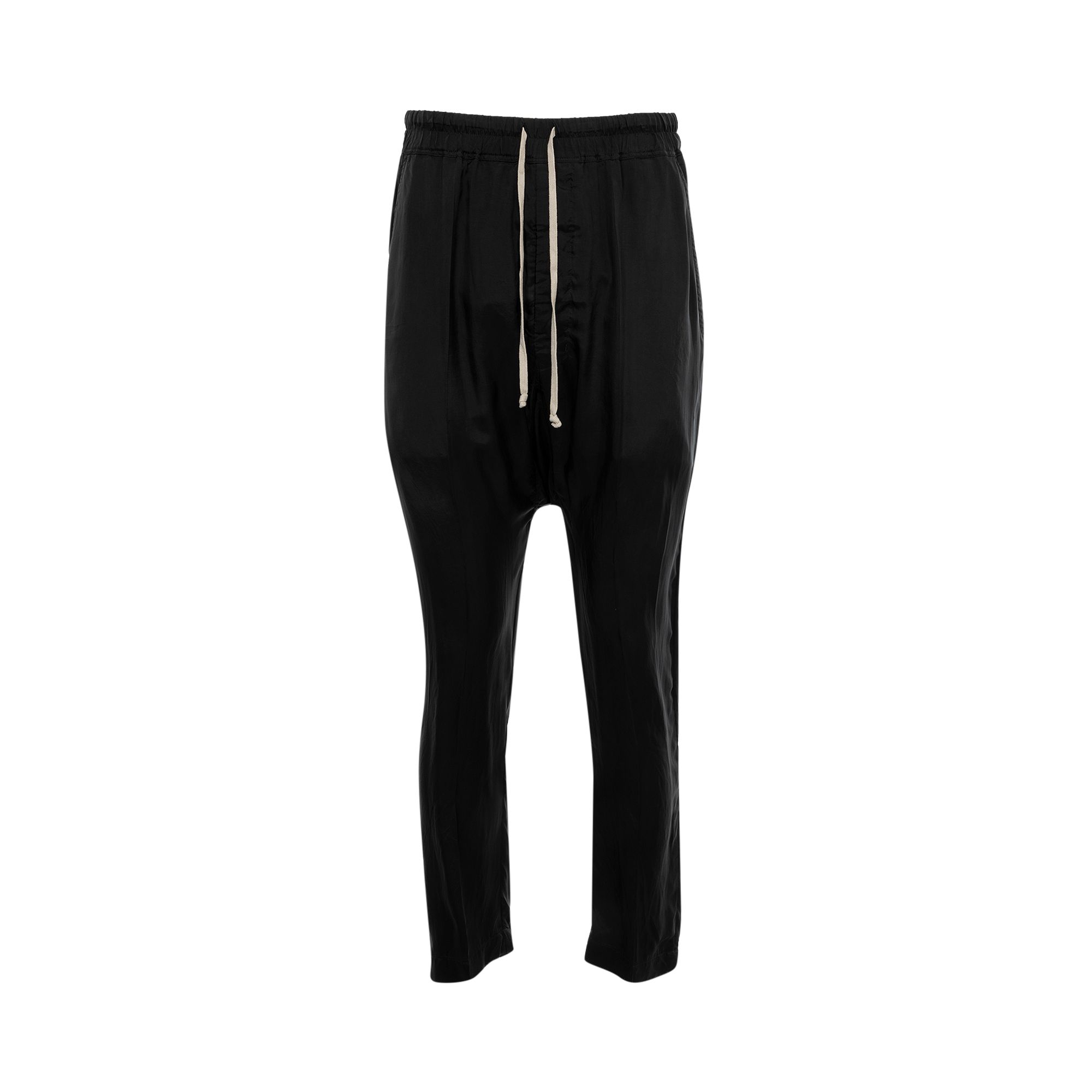 Pre-owned Rick Owens Drawstring Long Pants 'black' | Men's Size 50