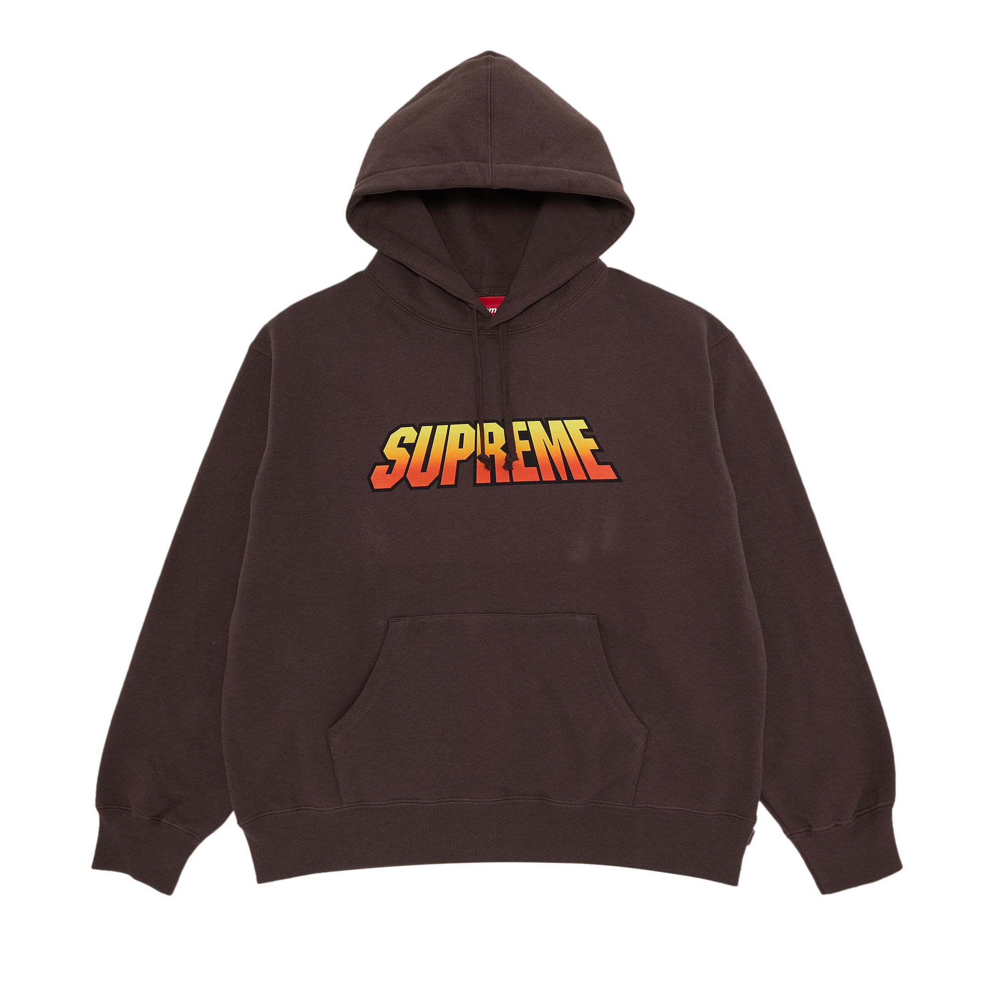 Supreme Gradient Hooded Sweatshirt 'Brown' | Men's Size M