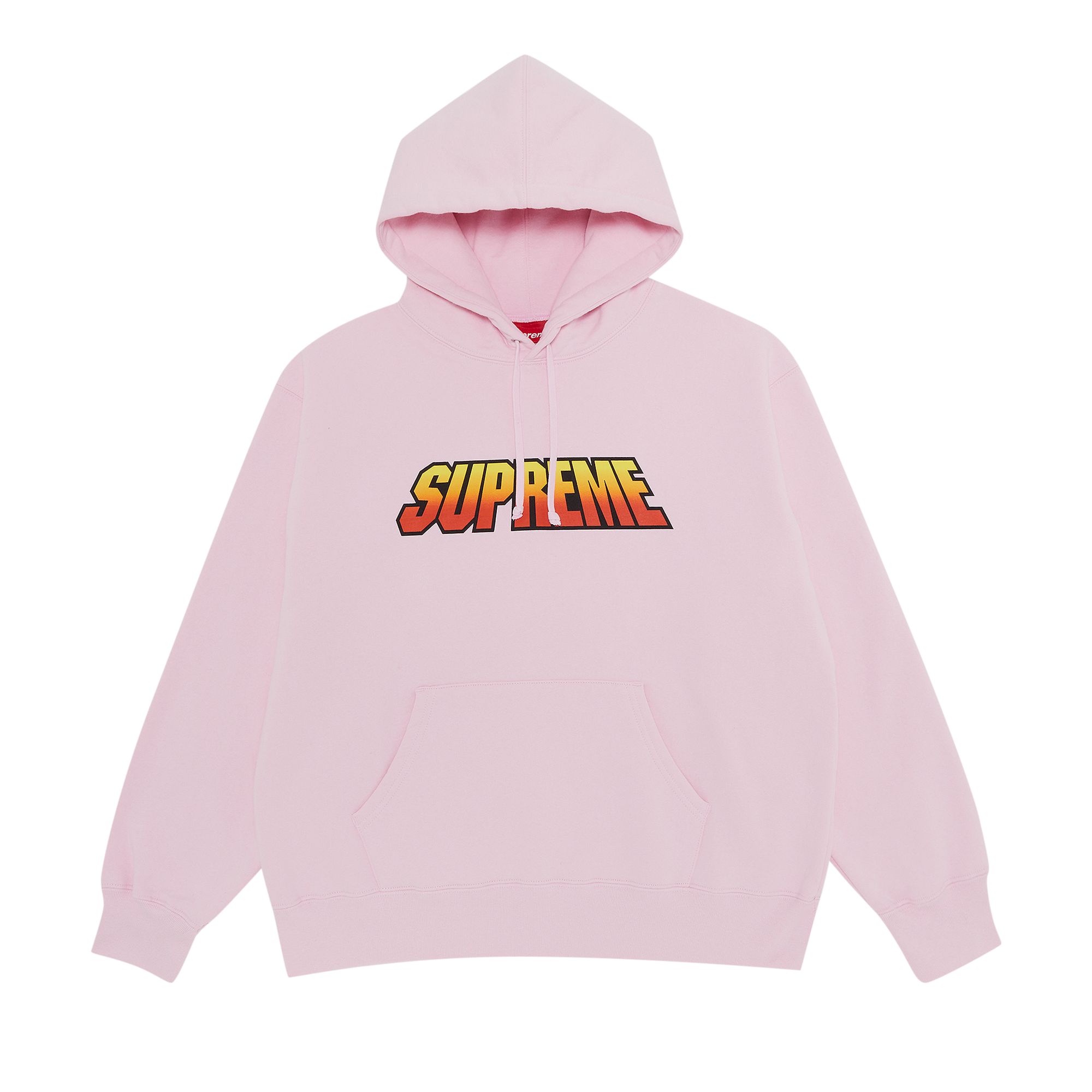 Pre-owned Supreme Gradient Hooded Sweatshirt 'light Pink'