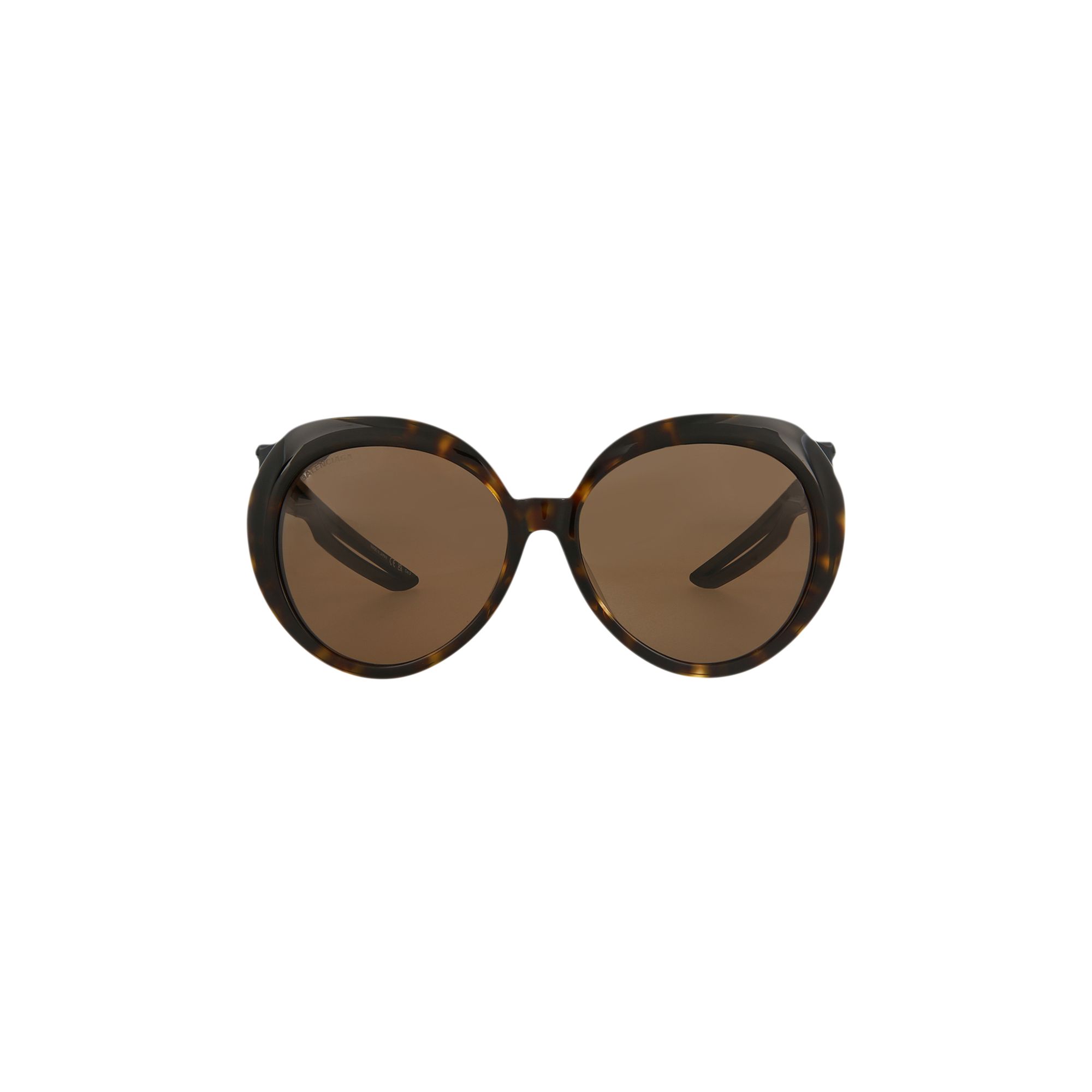 Balenciaga Round Sunglasses 'Havana/Black/Brown' | Women's Size Onesize