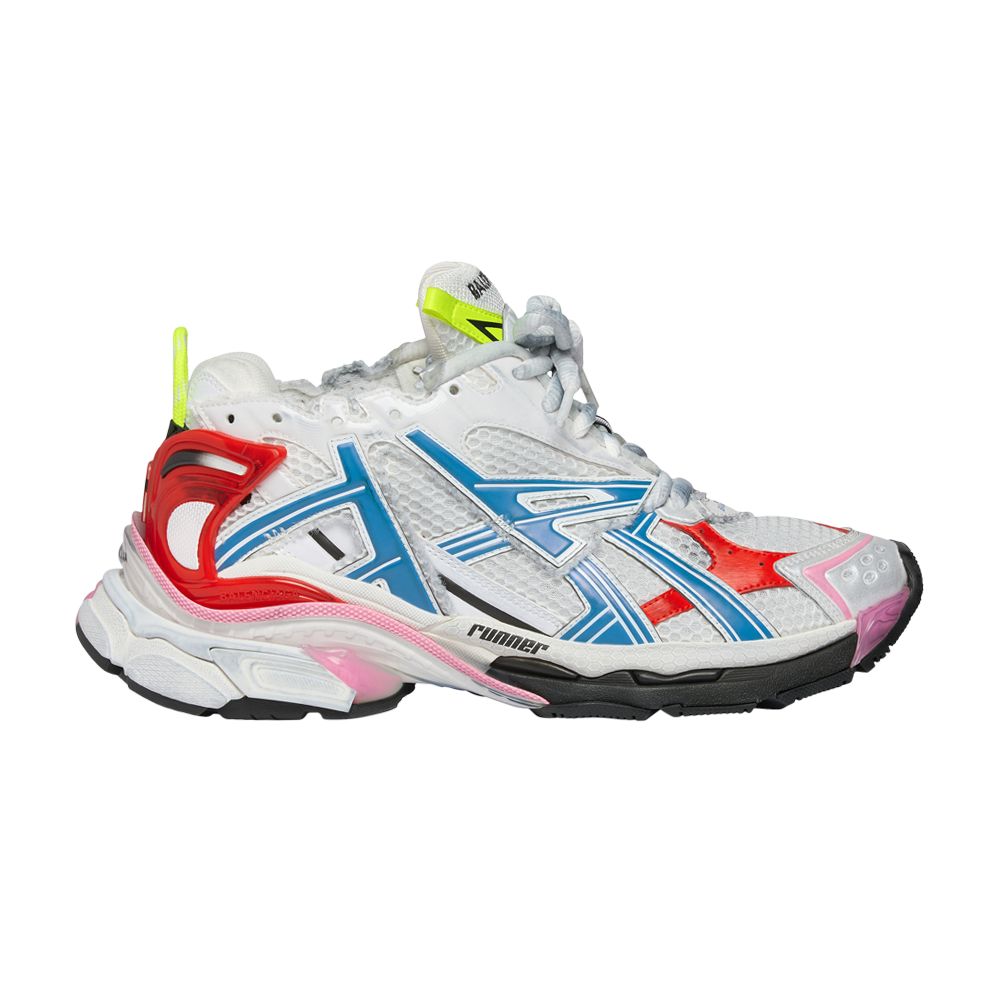 Pre-owned Balenciaga Wmns Runner Sneaker 'white Multi-color' | Women's Size 35