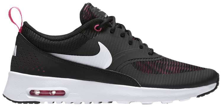 Nike air max thea black and pink best sale