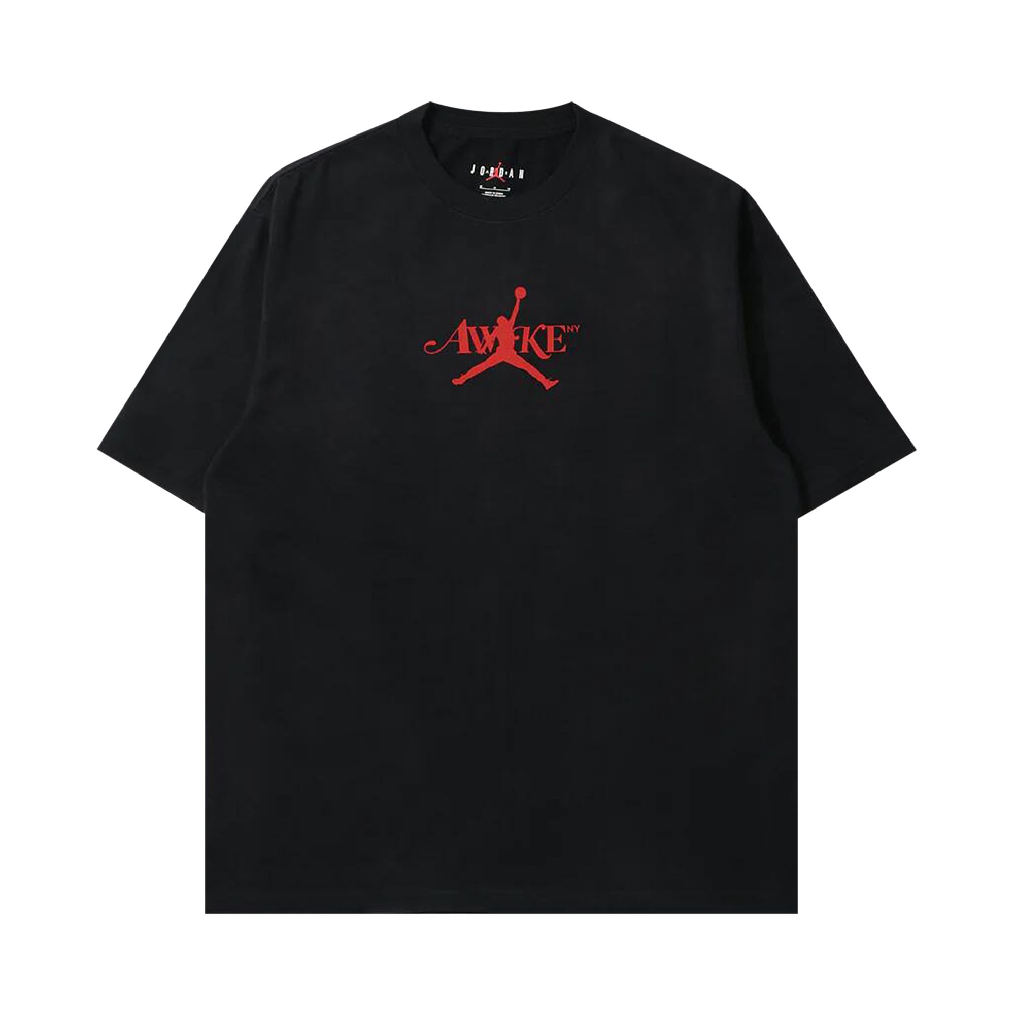 Air Jordan x Awake NY Solid Tee 'Black/University Red' | Men's Size M