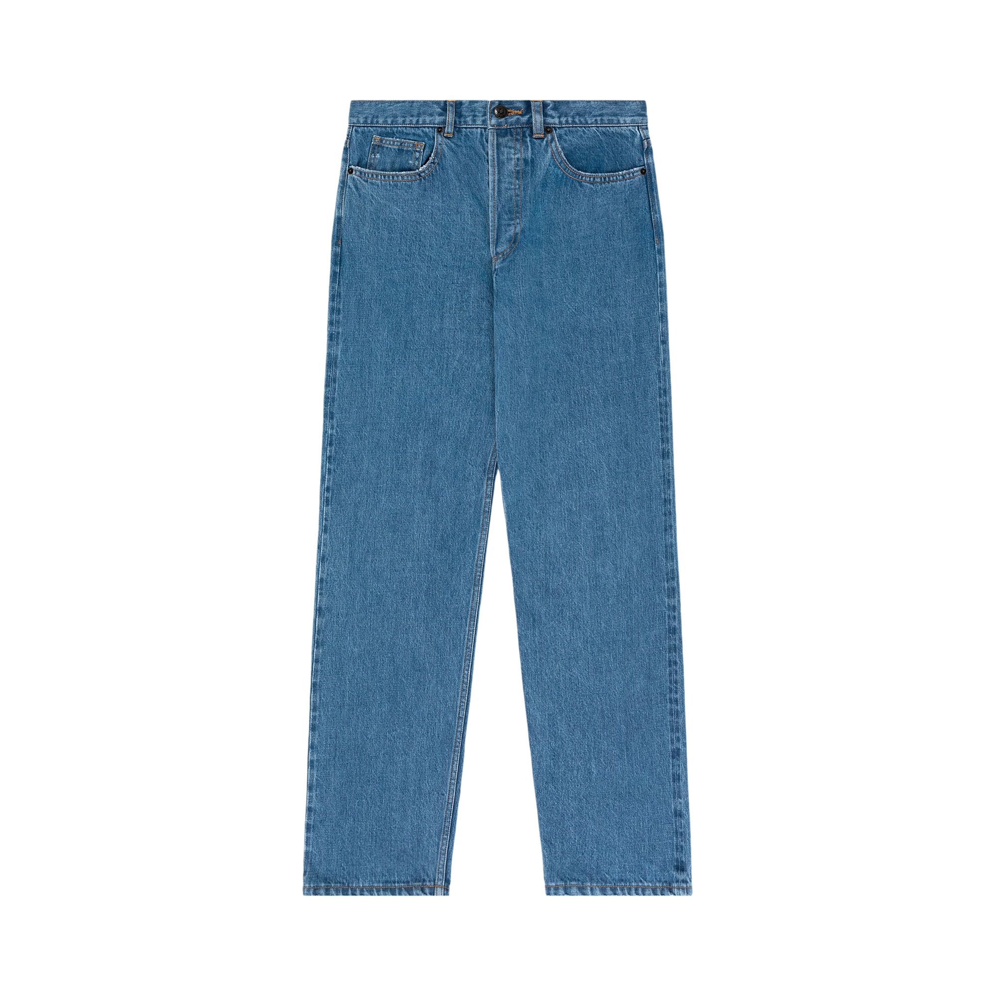 Pre-owned Aimé Leon Dore Japanese Selvedge 5 Pocket Denim 'light Wash' | Blue | Men's Size 36