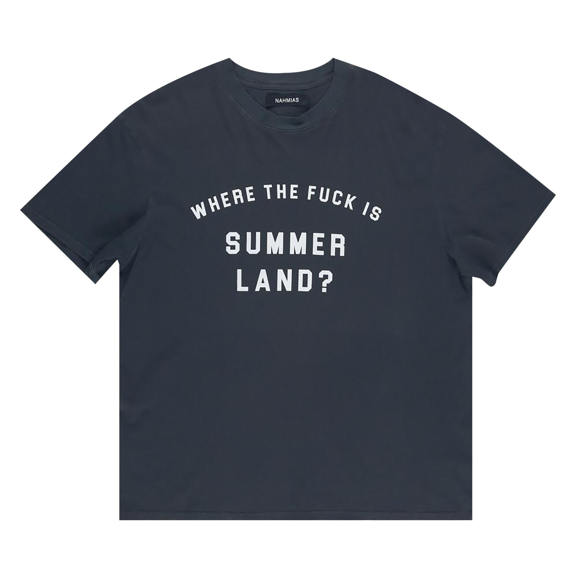 Pre-owned Nahmias Wtf Is Summerland T-shirt 'black' | Men's Size S