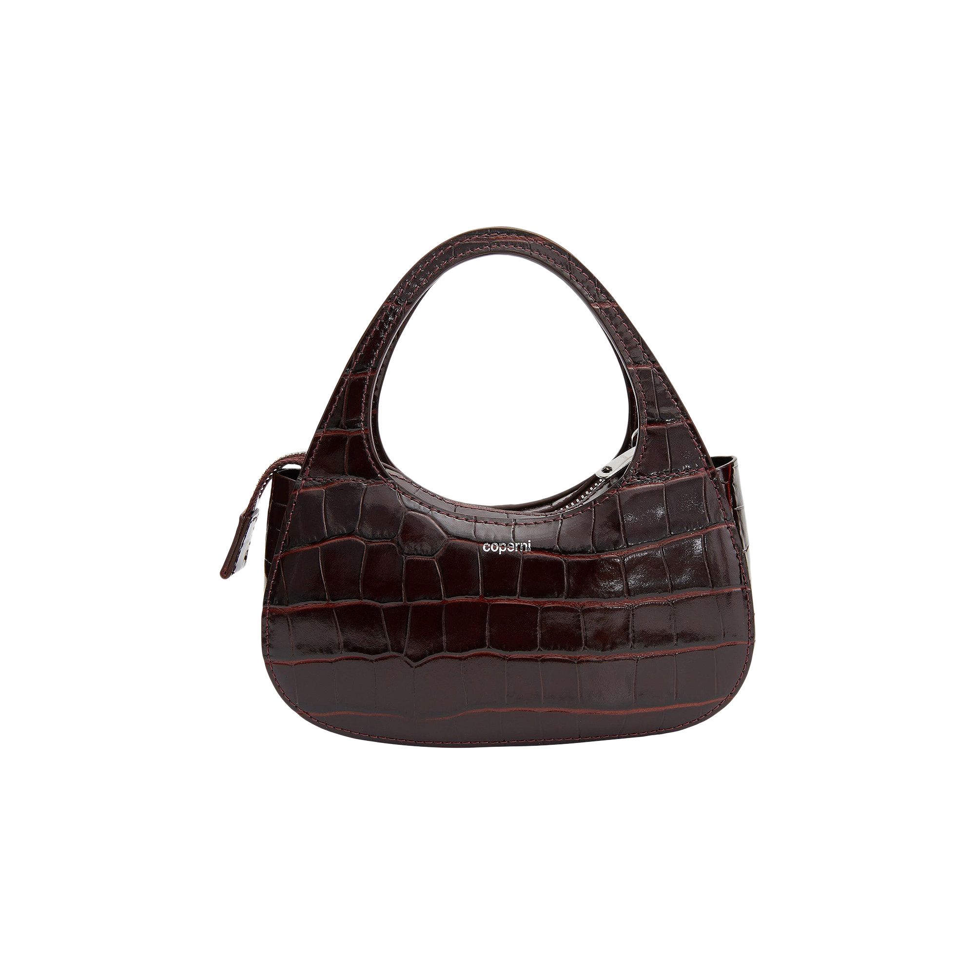 Coperni Croco Micro Baguette Bag Swipe 'Brown' | Women's Size Onesize