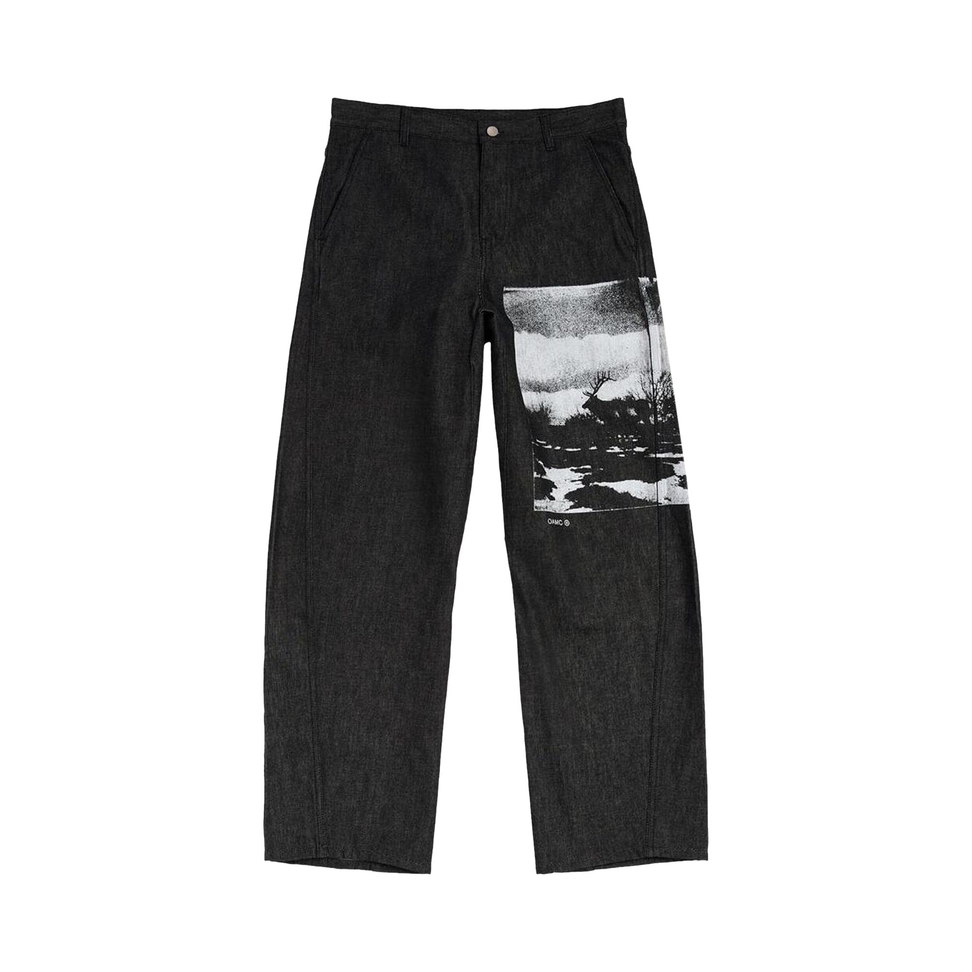 Pre-owned Oamc Tarn Denim Pants 'white/black' | Men's Size 31