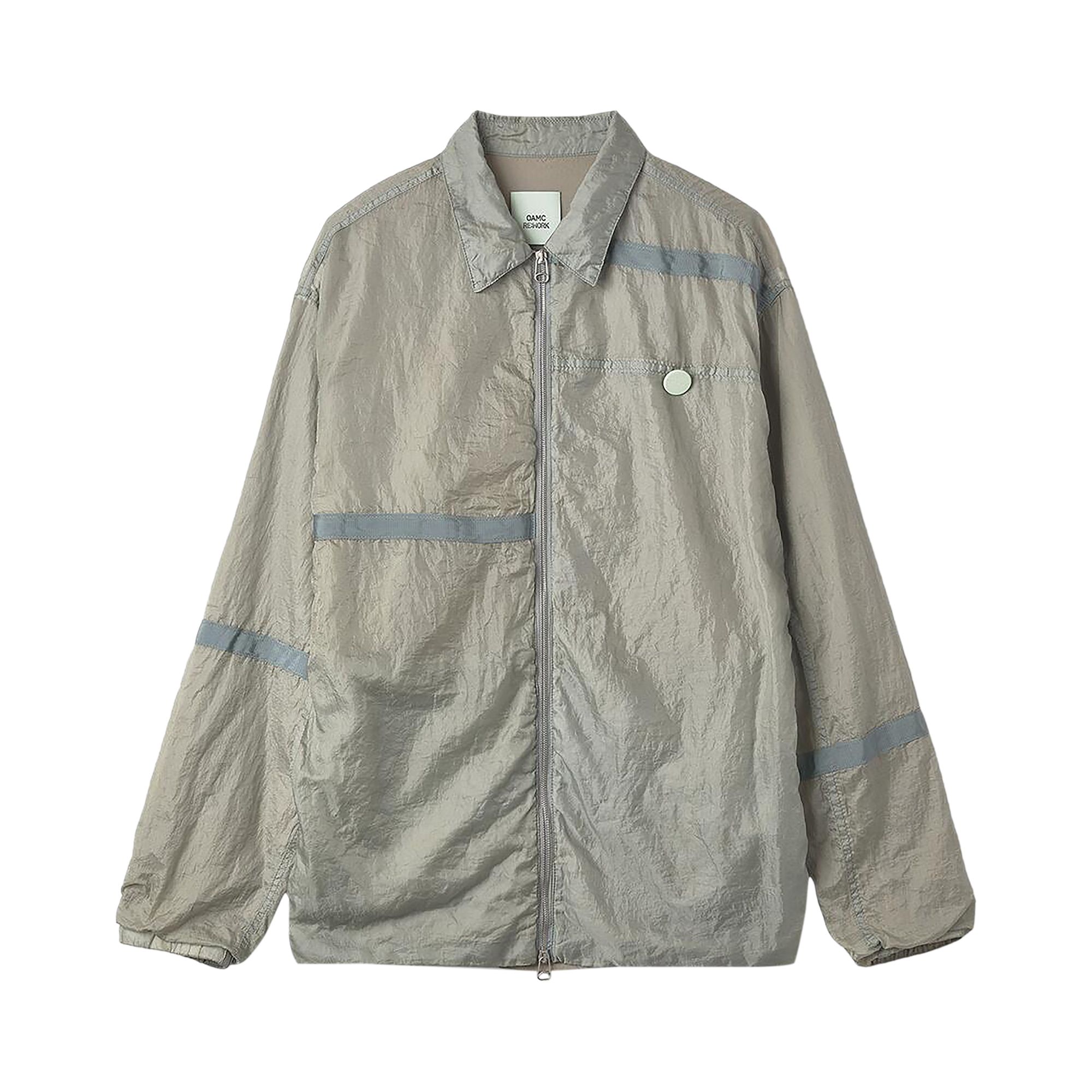 Pre-owned Oamc Re:work Parachute Shirt 'oxford Grey' | Men's Size M