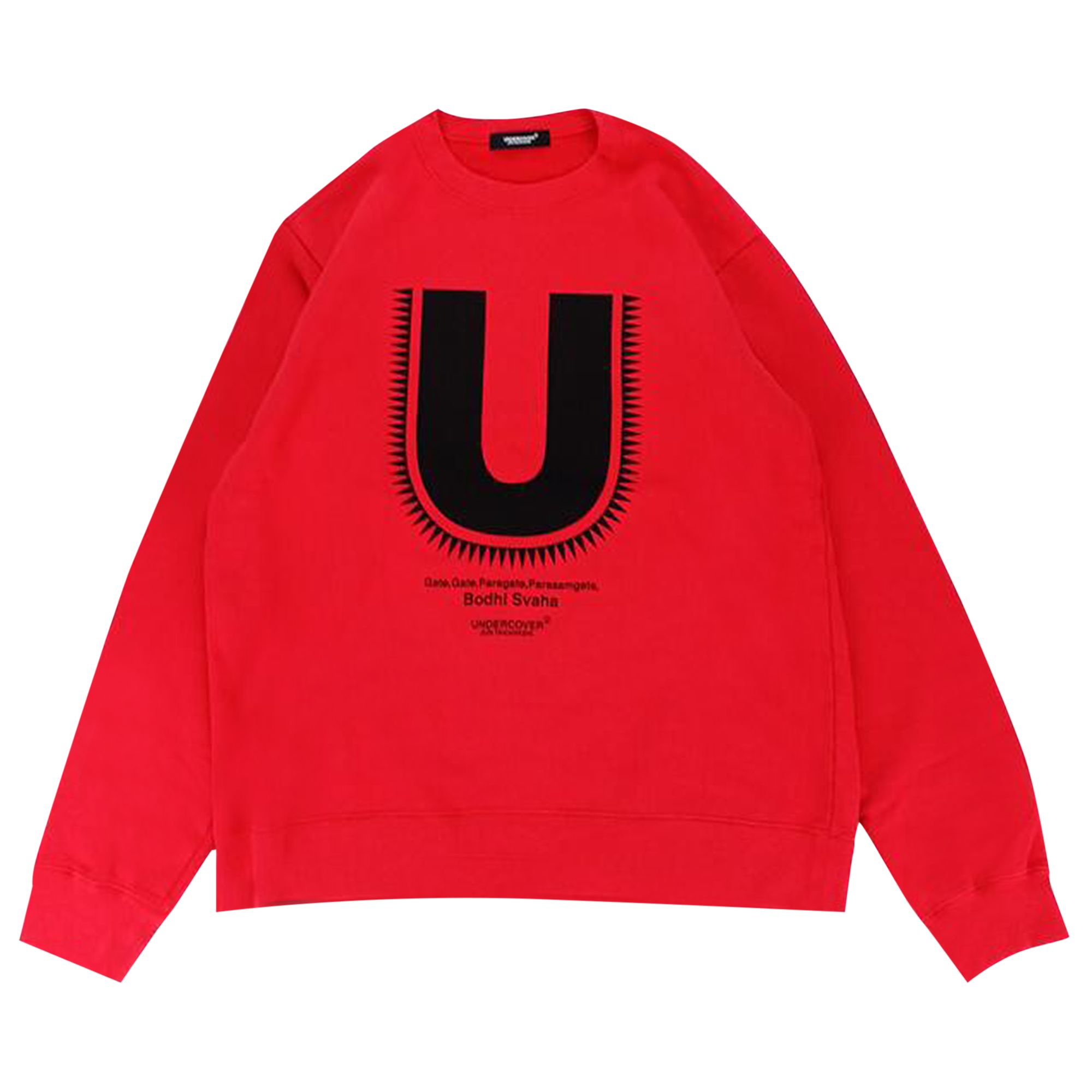 Pre-owned Undercover Bodhi Svaha Sweatshirt 'red' | Men's Size 5