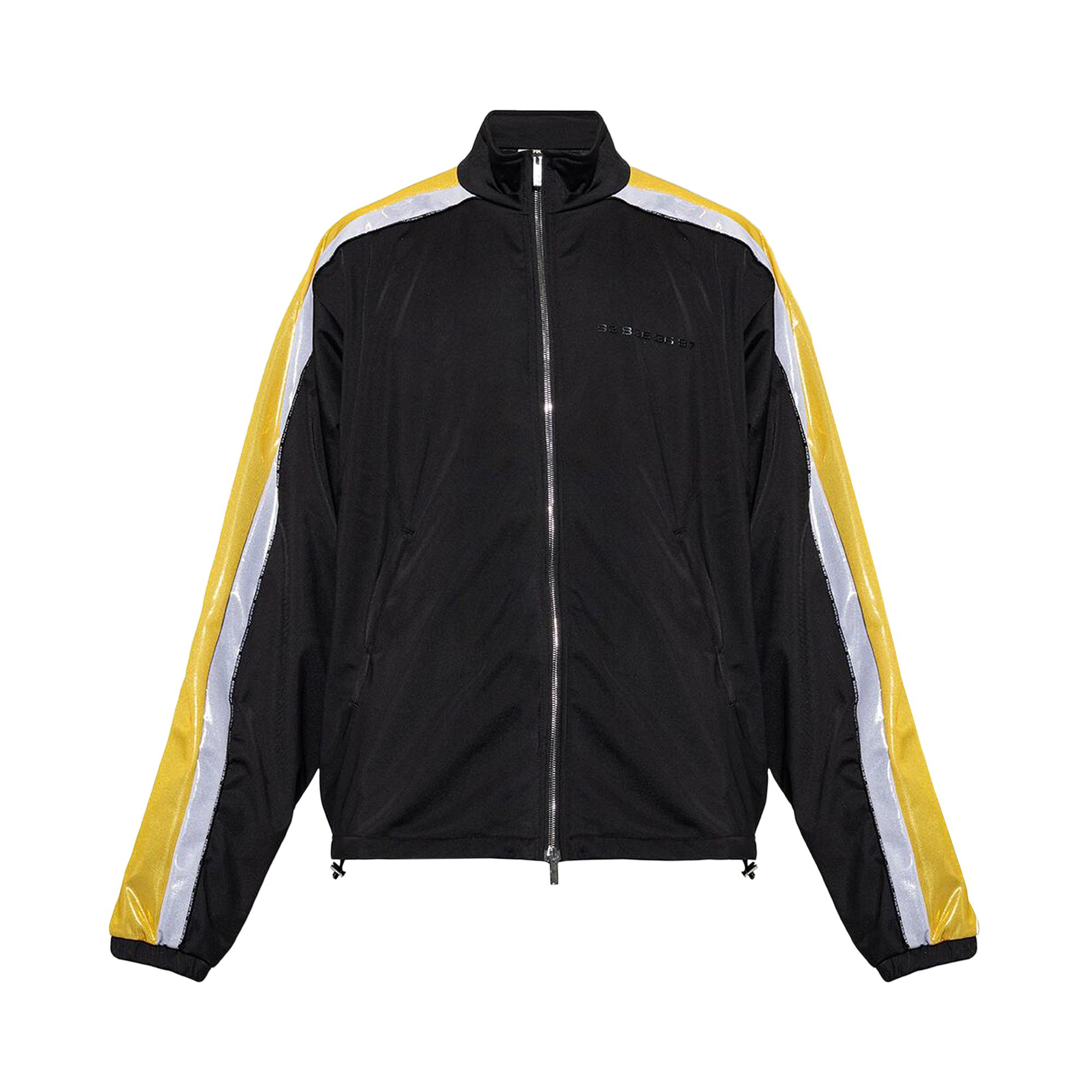 Pre-owned Vtmnts Striped Tracksuit Jacket 'black' | Men's Size L