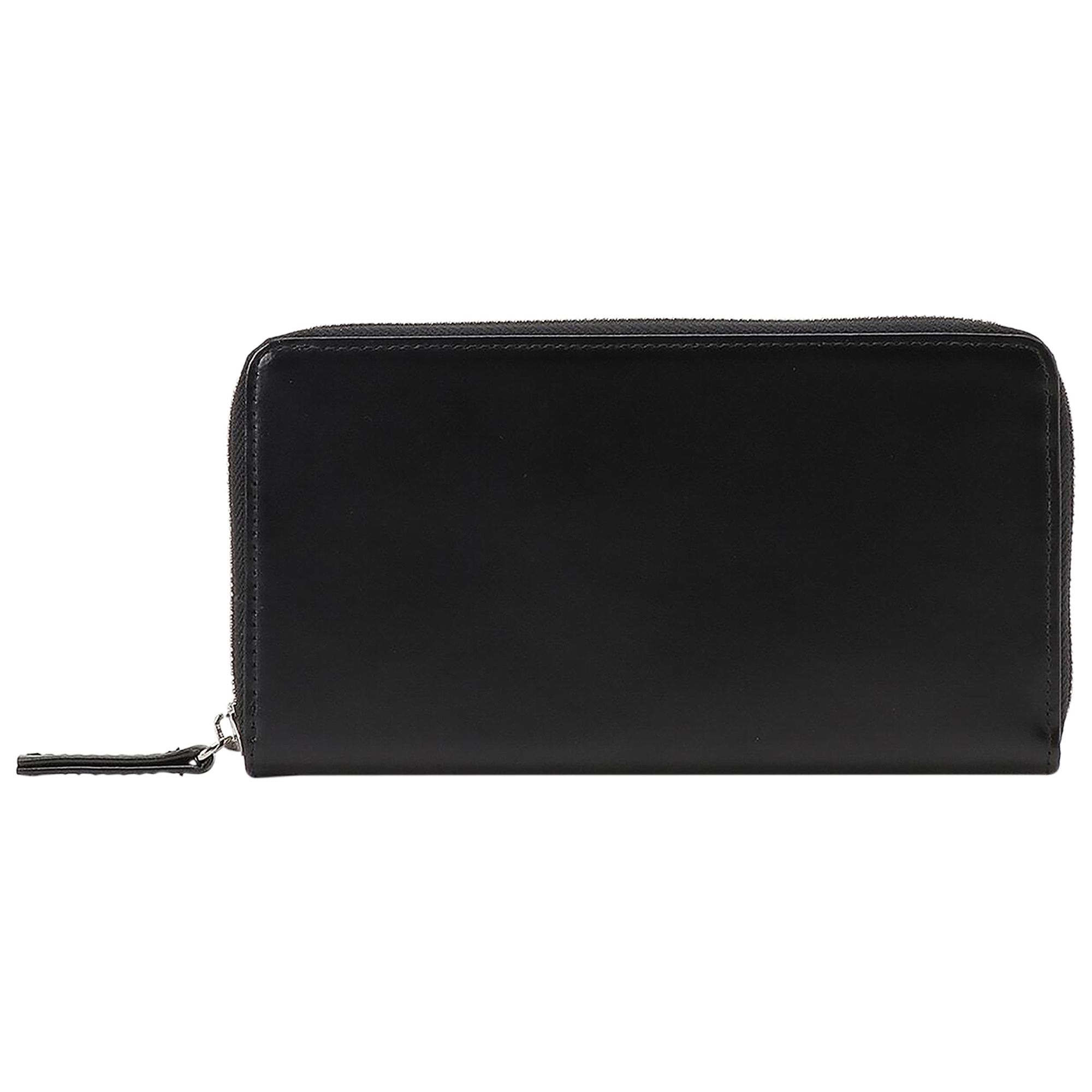 Pre-owned Y's Zip Around Wallet Large 'black' | Women's Size Onesize