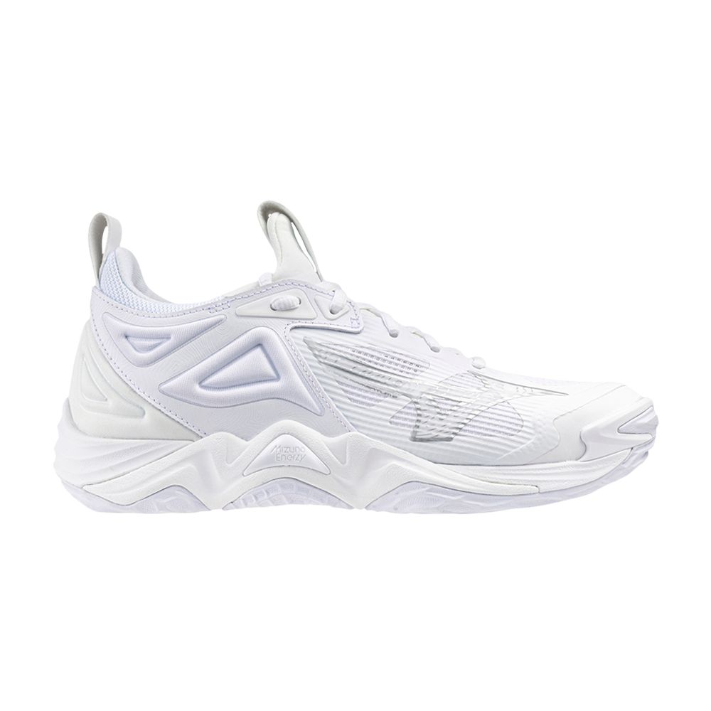 Pre-owned Mizuno Wmns Wave Momentum 3 'white Silver'
