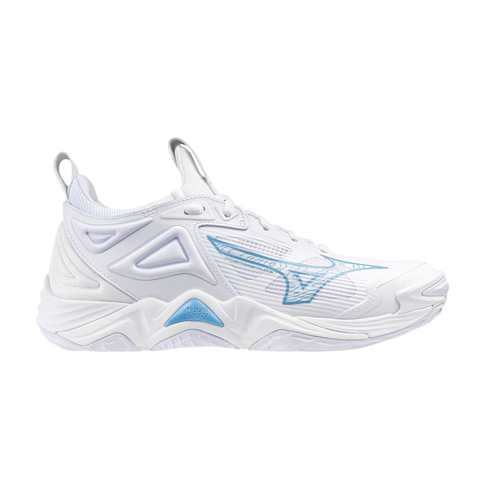 Pre-owned Mizuno Wmns Wave Momentum 3 'columbia' In White