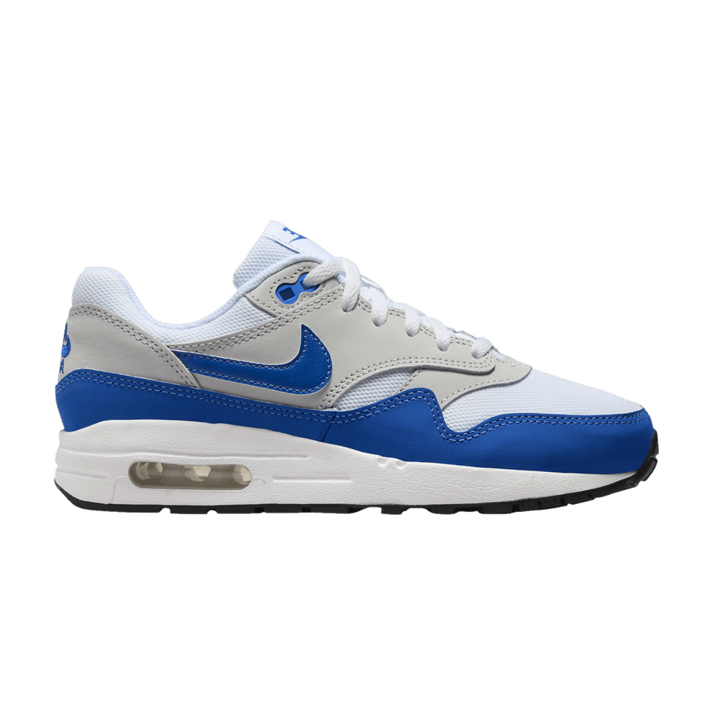 nike air max royal blue and white