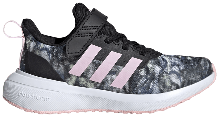 Adidas FortaRun 20 Cloudfoam EL Little Kid Black Tie Dye