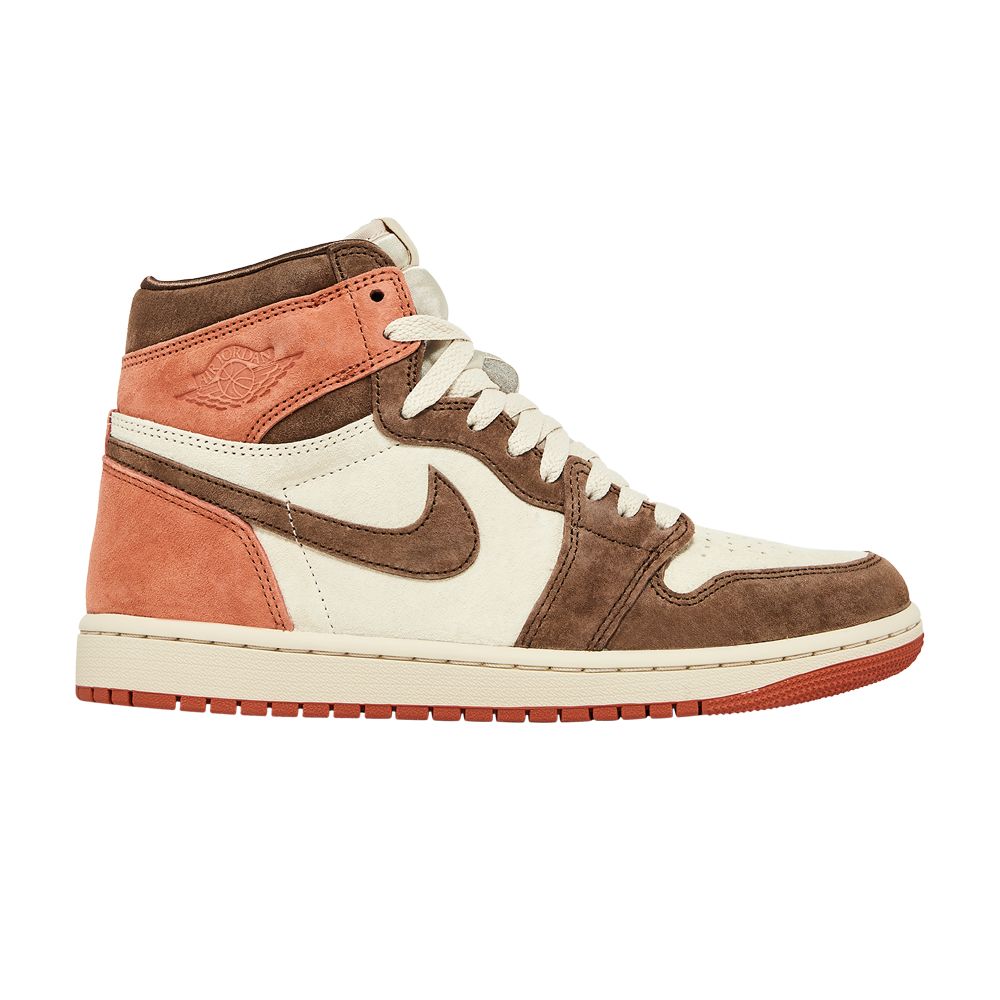 Pre-owned Air Jordan Wmns 1 Retro High Og 'dusted Clay' In Brown