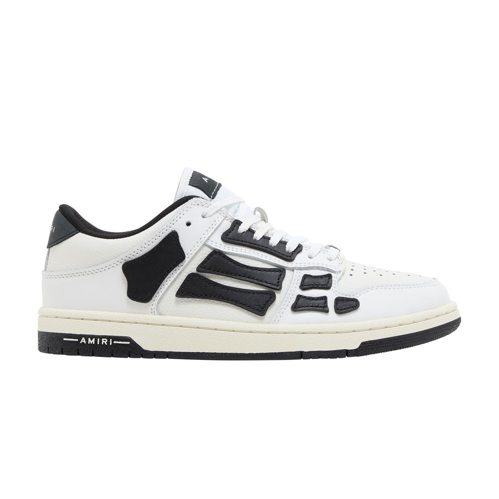 Pre-owned Amiri Wmns Skel Top Low 'white Black' 2021 | Women's Size 6