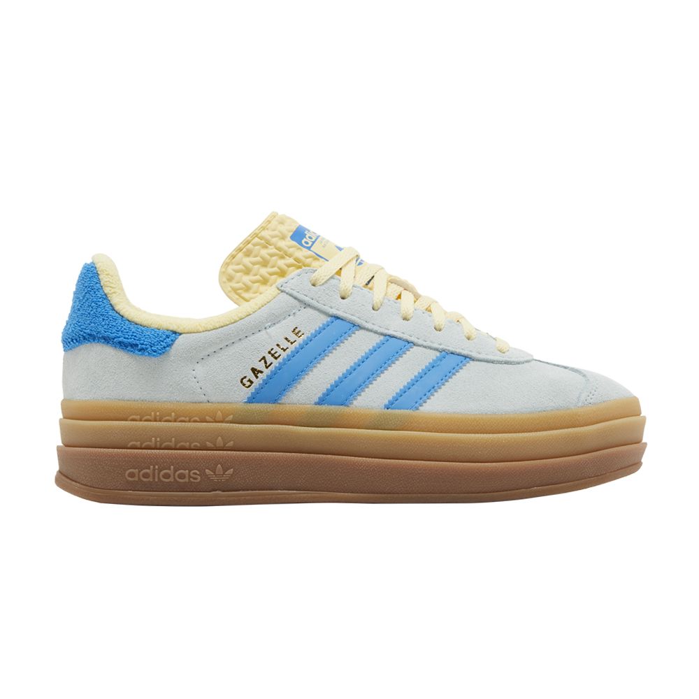 Pre-owned Adidas Originals Wmns Gazelle Bold 'almost Blue Yellow'
