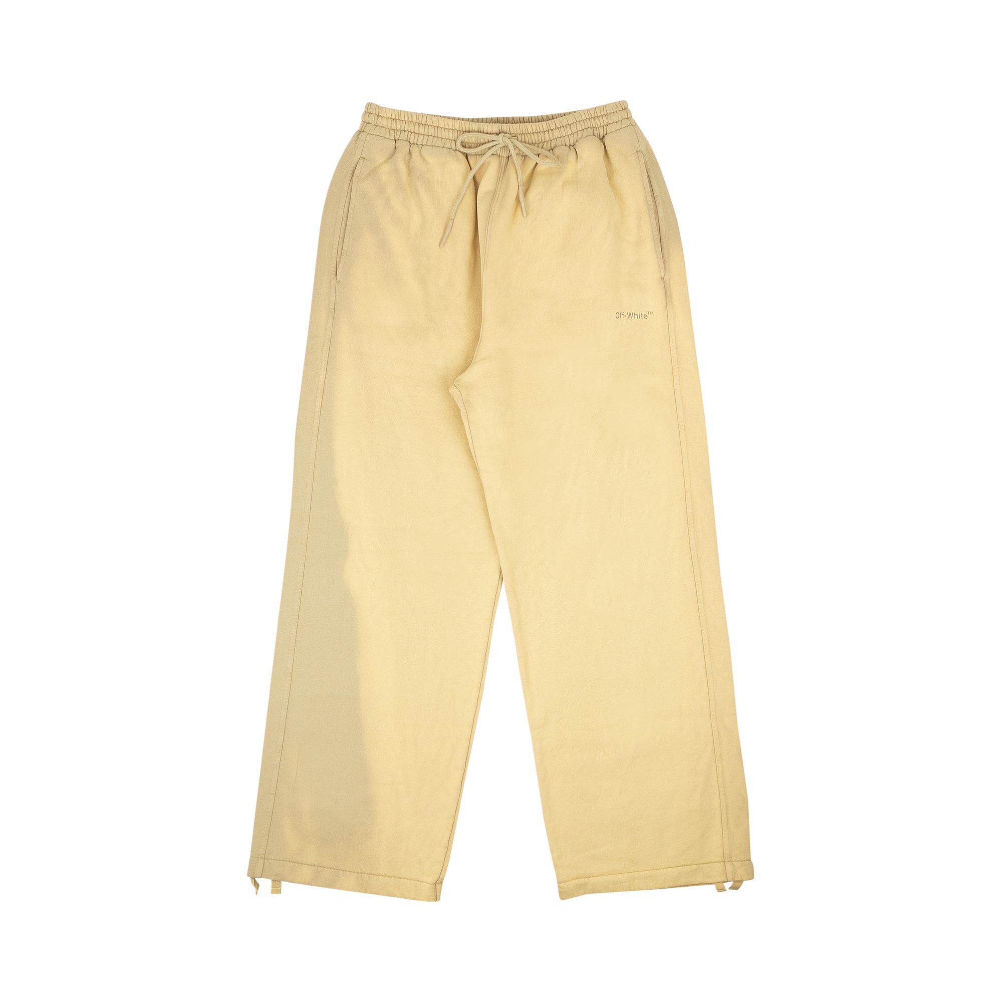 Pre-owned Off-white Diag Tab Vintage Skate Sweatpants 'dark Sand' | Tan | Men's Size L