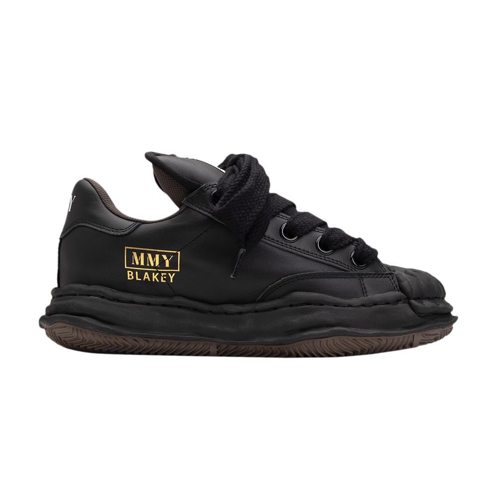 Pre-owned Miharayasuhiro Maison Mihara Yasuhiro Maison Mihara Yasuhiro Blakey Puffer Og Sole Leather Low 'black' | Men's Size
