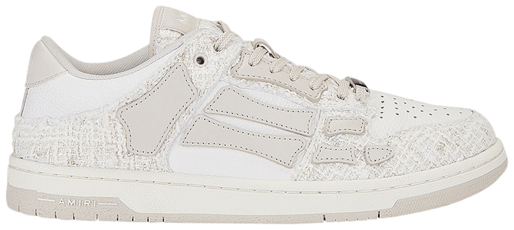 Amiri Boucle Skel Top Low Alabaster