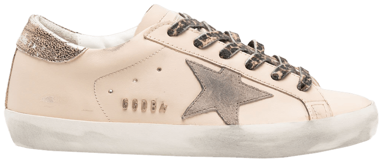 Golden Goose Wmns Superstar Beige Leopard