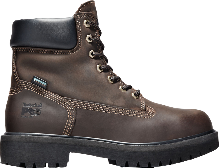 Direct Attach 6 Inch Steel Toe Waterproof Work Boot 'Brown'