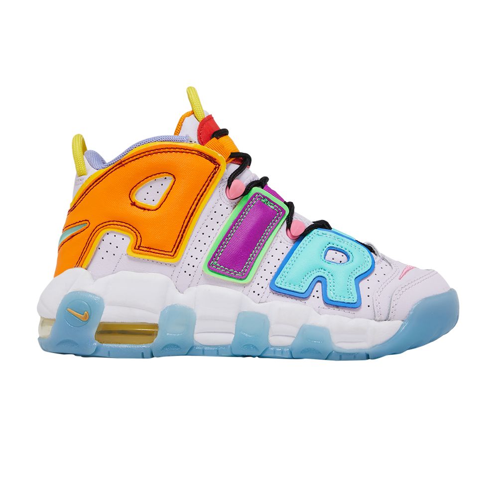 Pre-owned Nike Air More Uptempo Gs | White | Kid's Size 4