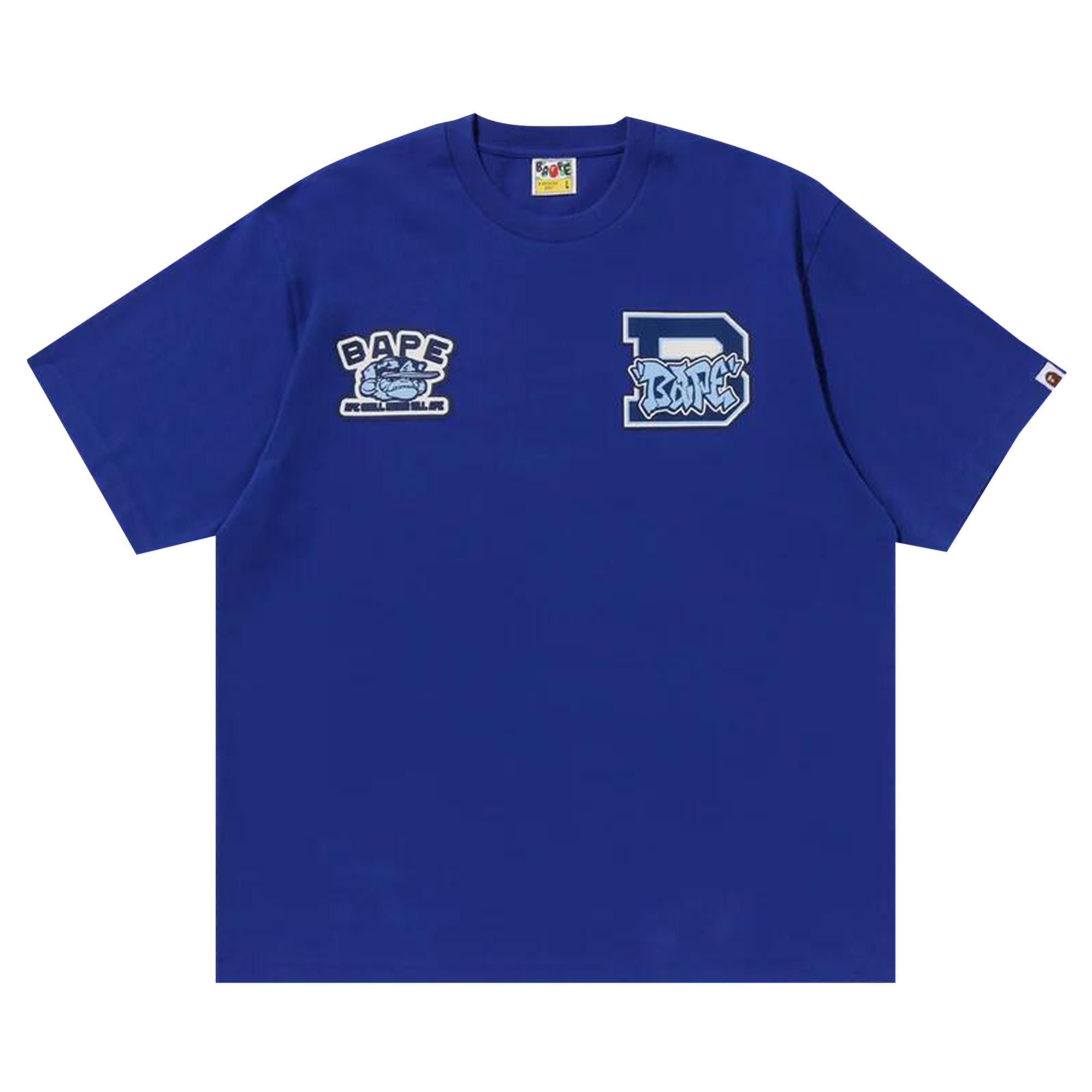 BAPE Fake Puff Tee 'Blue' | Men's Size XL