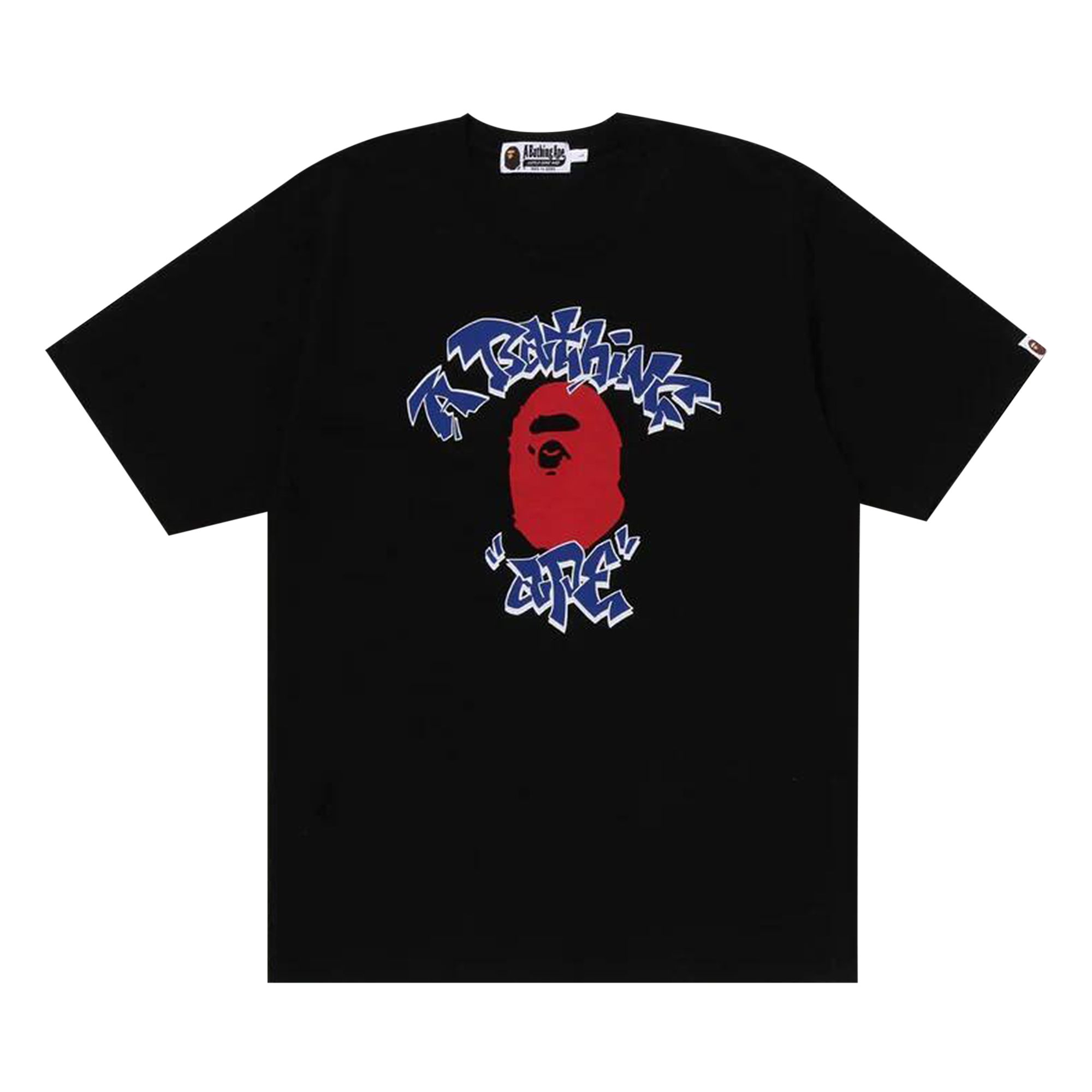 Pre-owned Bape Graffiti College Tee 'black'