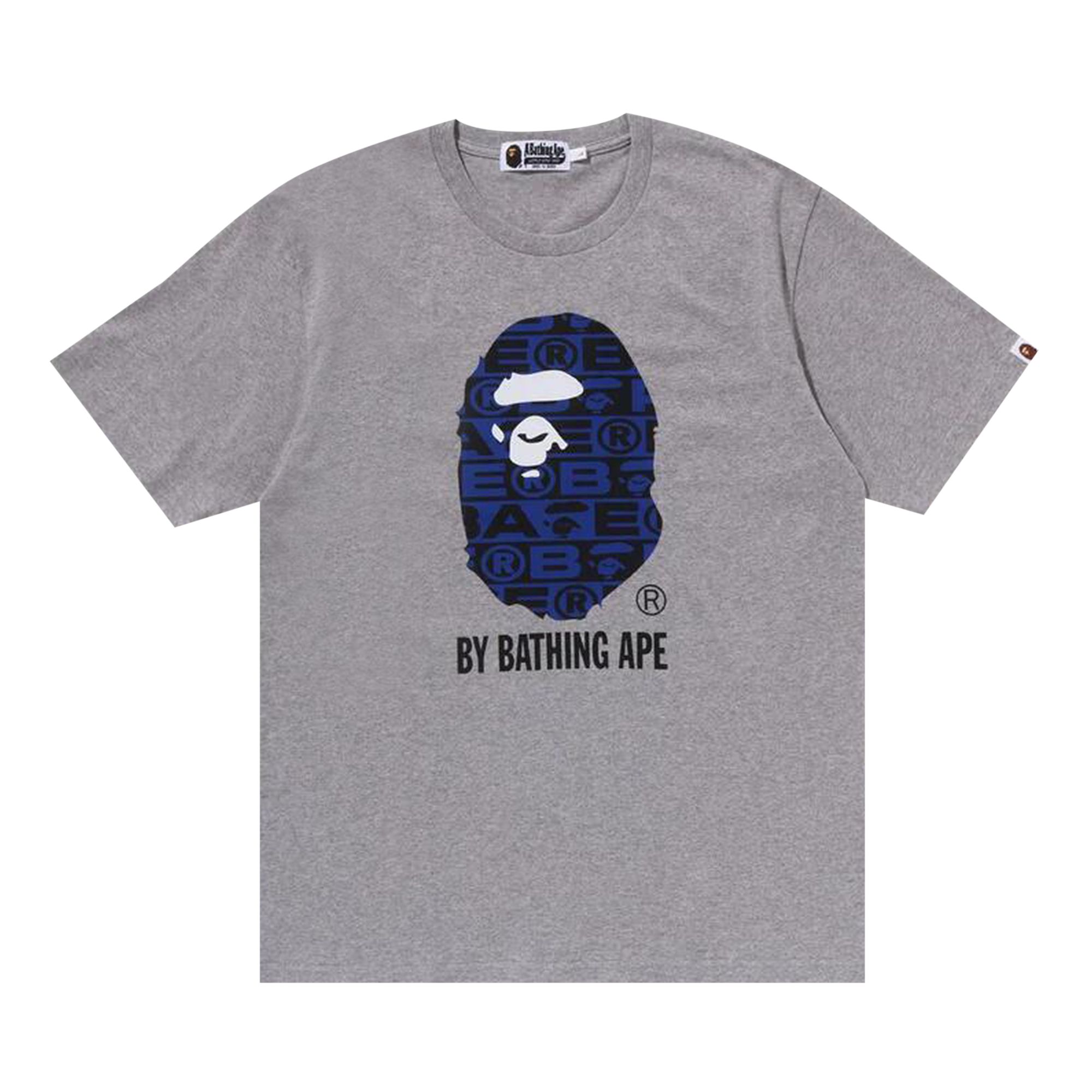 Pre-owned Bape Lux Sport Pattern By Bathing Ape Tee 'grey'