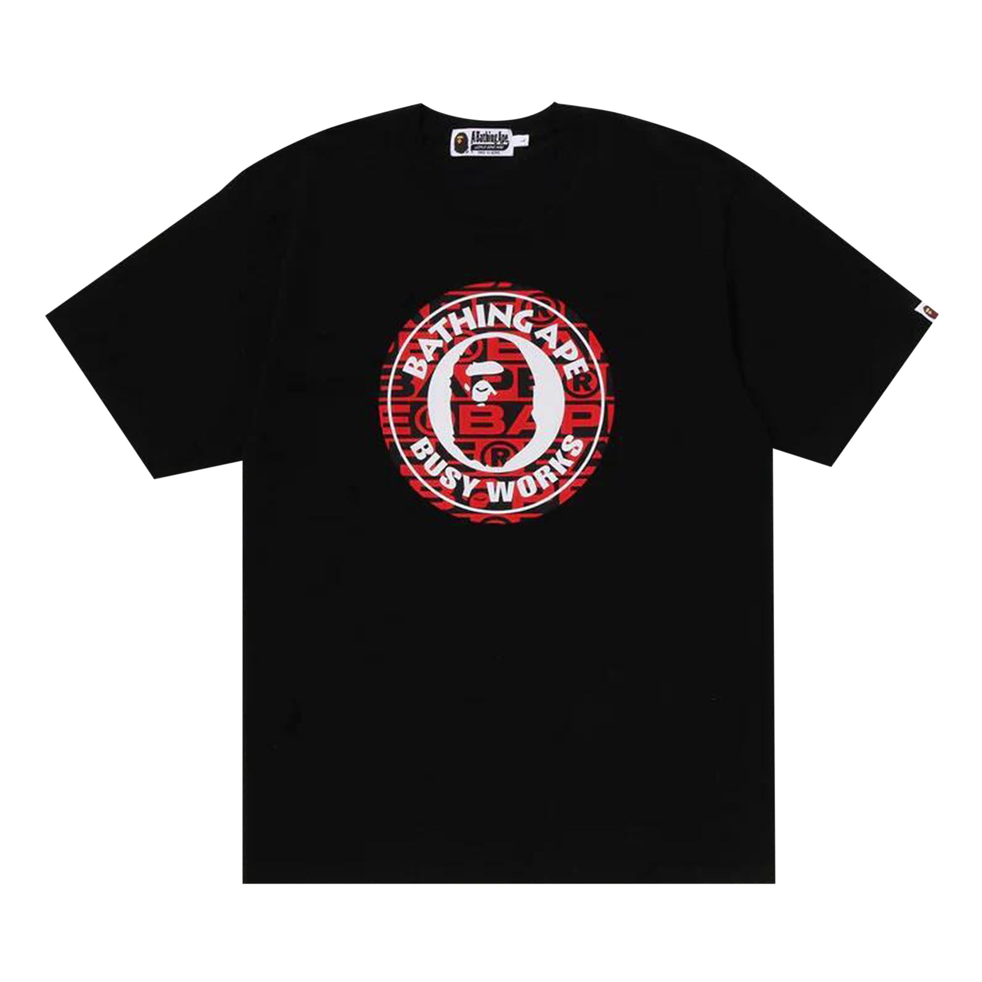 BAPE Lux Sport Pattern Busy Works Tee 'Black' | Men's Size S