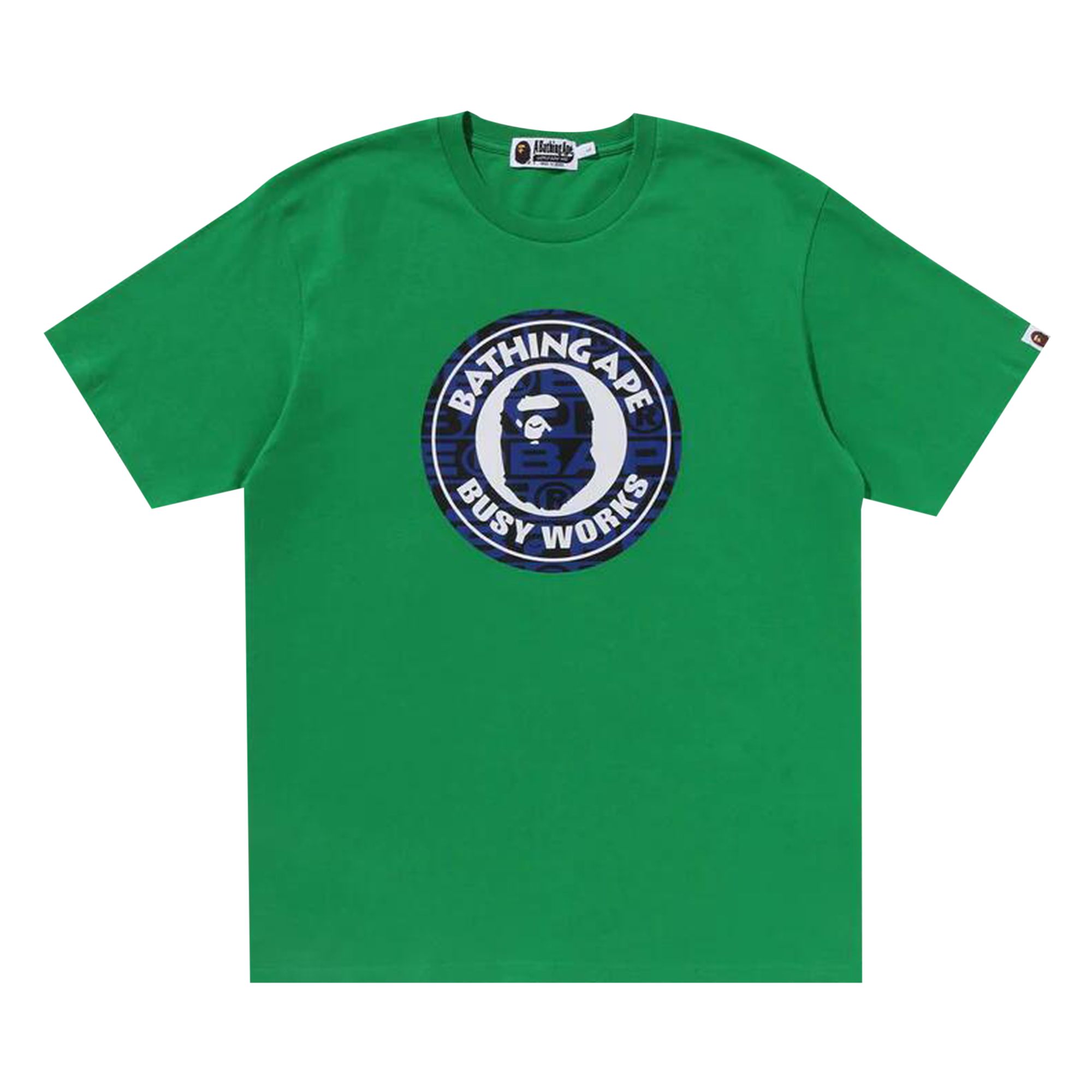 Pre-owned Bape Lux Sport Pattern Busy Works Tee 'green' | Men's Size Xxl