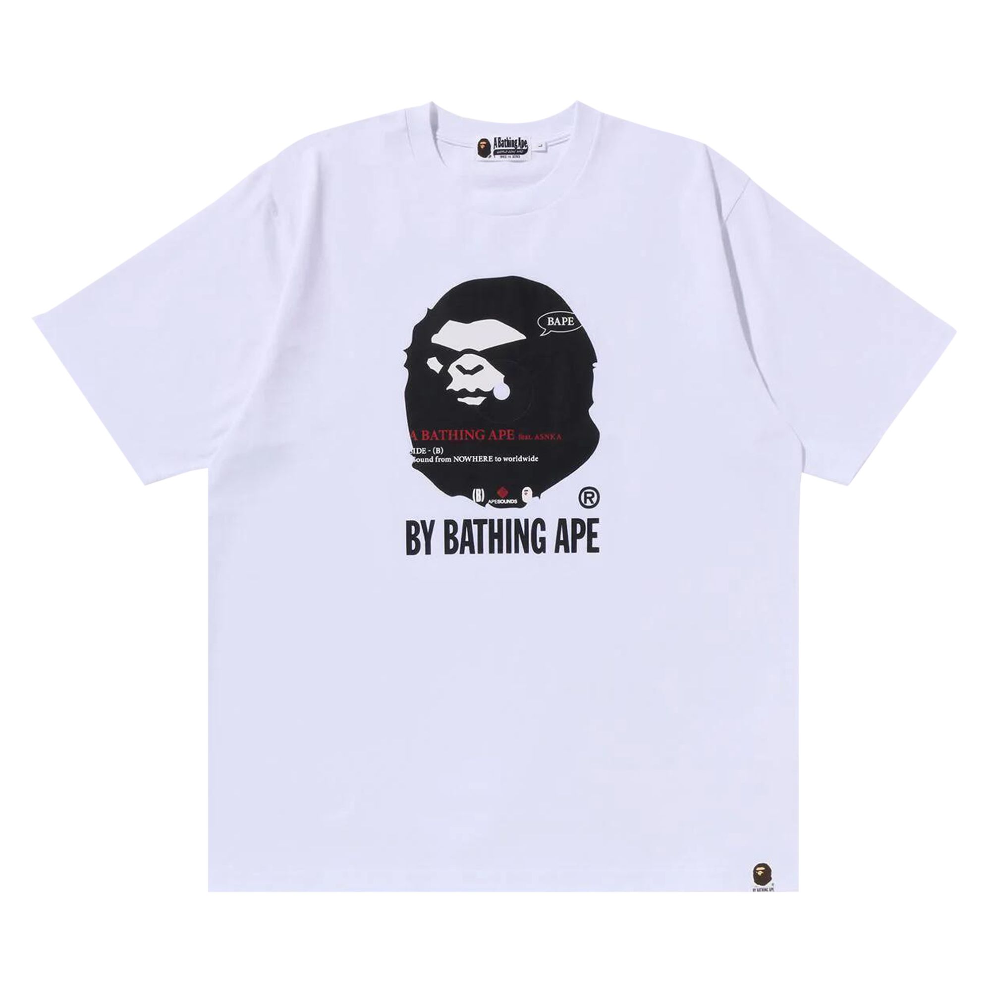 Pre-owned Bape By Bathing Ape Tee 'white'