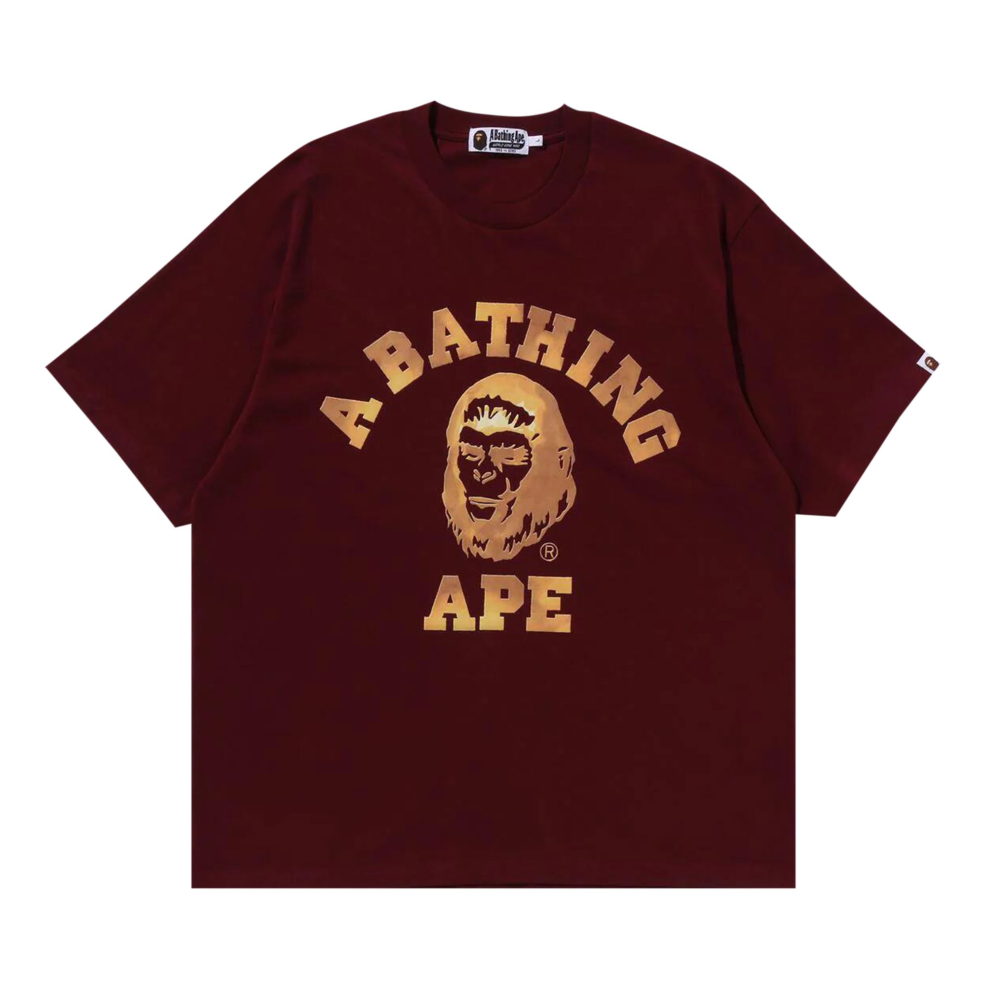 BAPE College Graphic Tee 'Red' | Men's Size XL