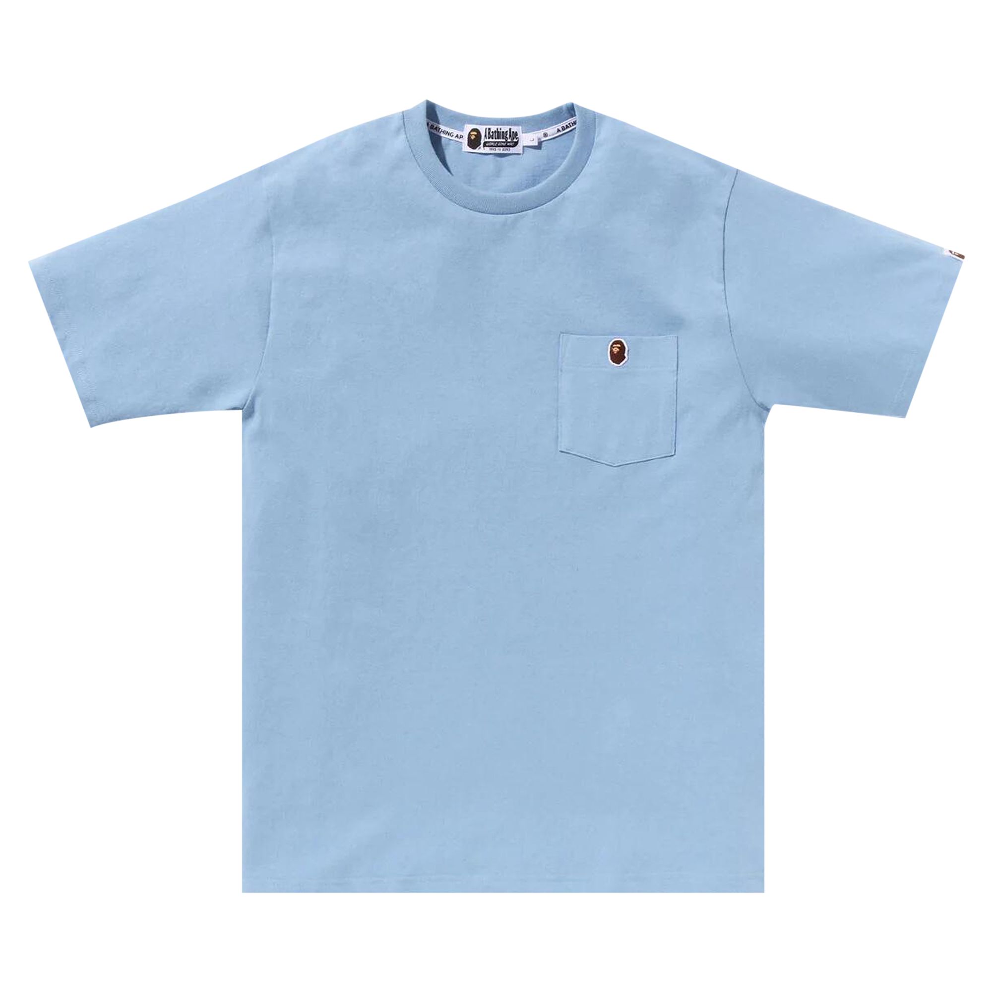 BAPE Ape Head One Point Pocket Tee 'Sax' | Teal | Men's Size L