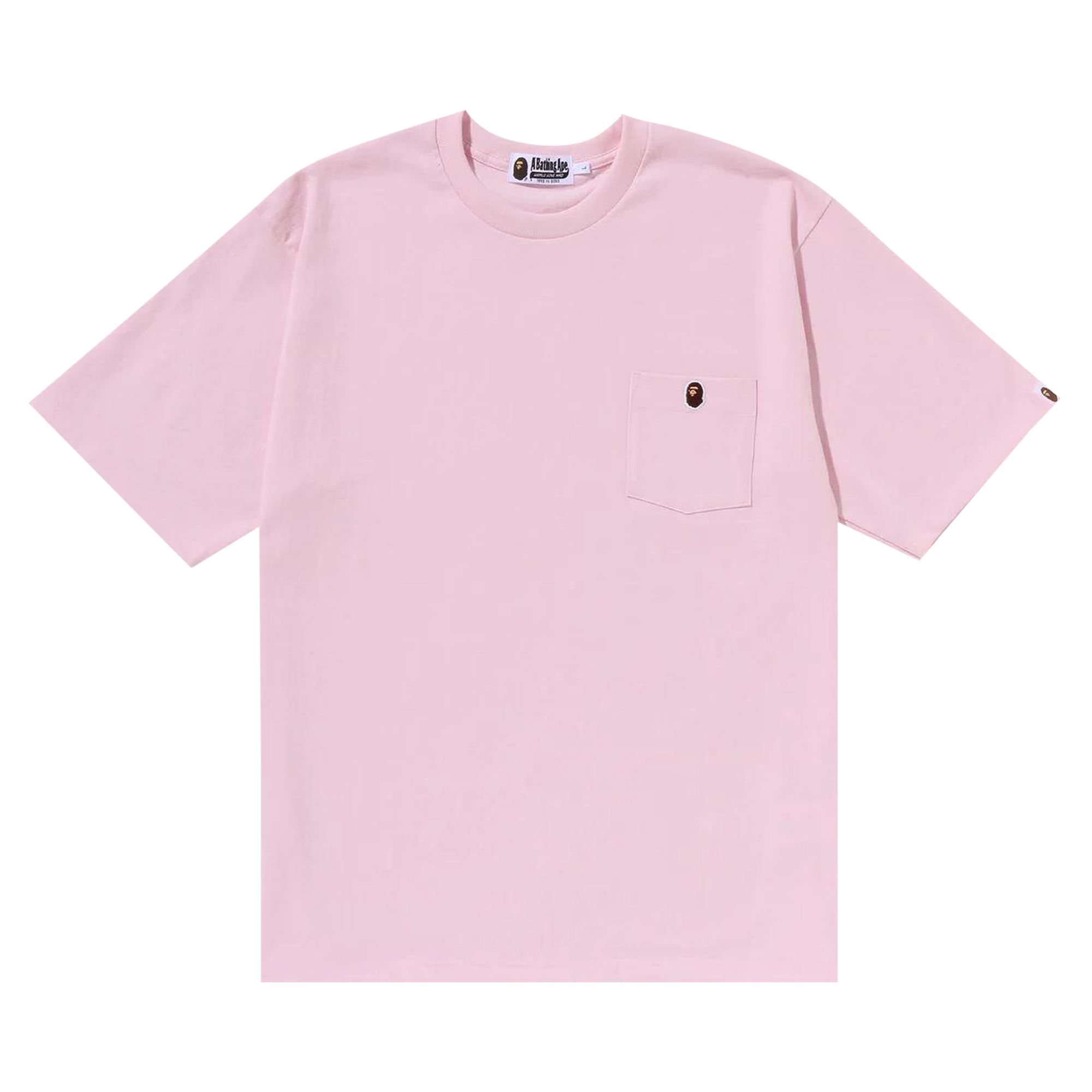 BAPE Ape Head One Point Relaxed Fit Pocket Tee 'Pink' | Men's Size 2XL
