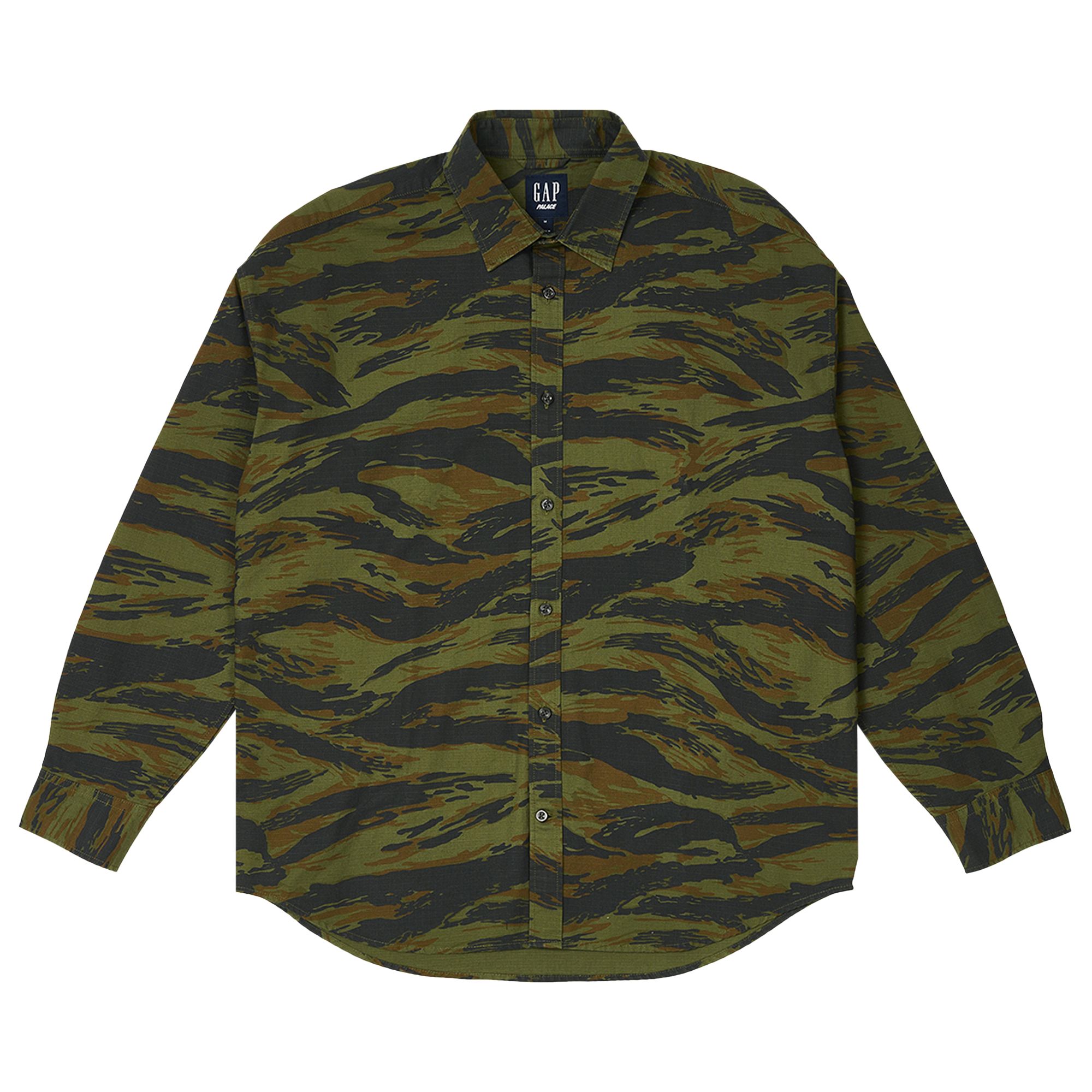 Pre-owned Palace X Gap Oxford Drop Shoulder 'camo' In Multi-color